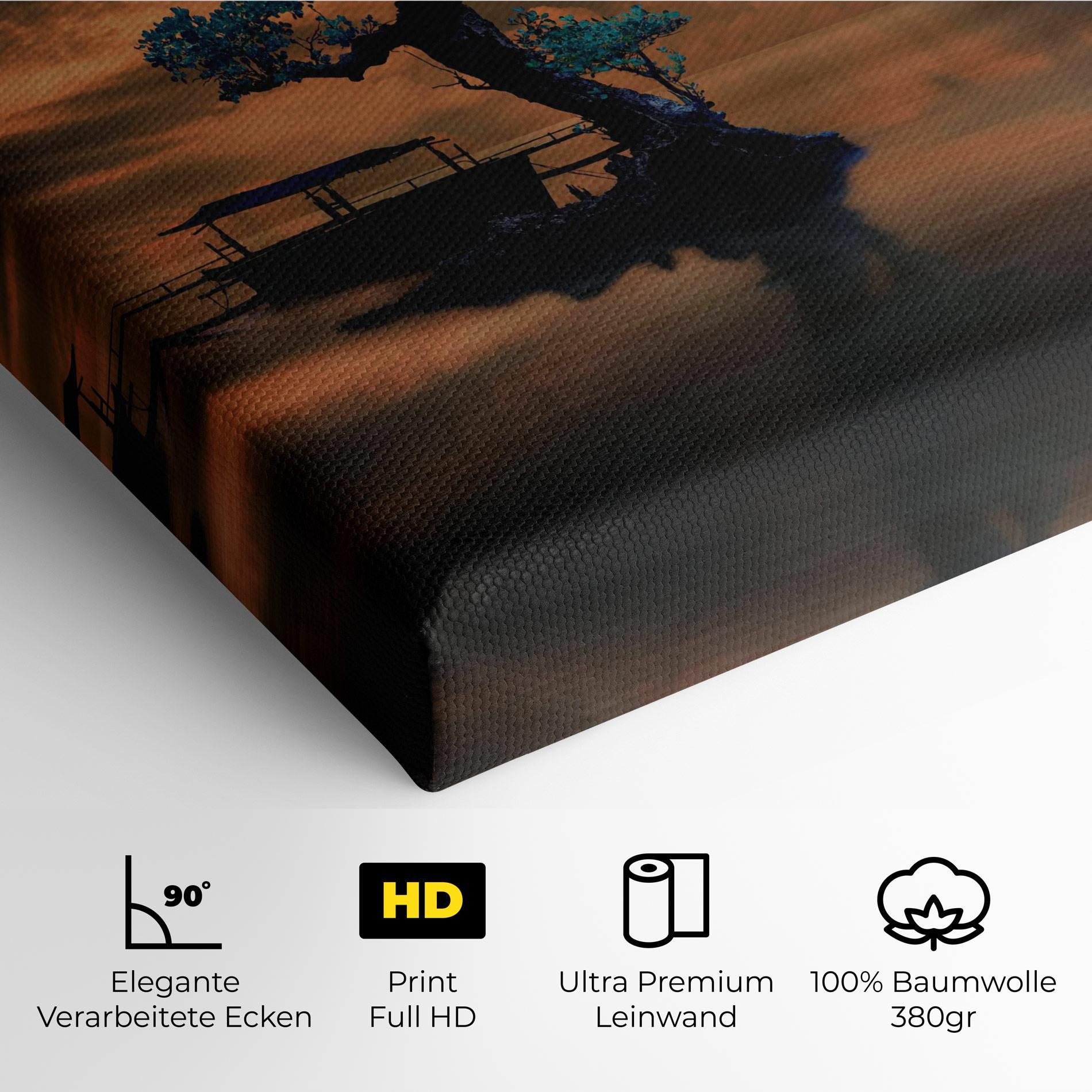 Leinwandbild Blue Tree mockup 4