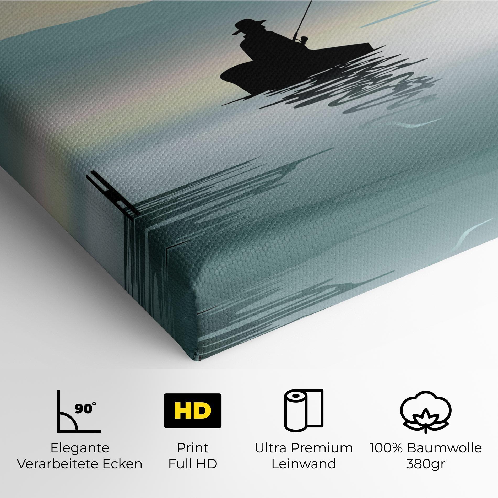 Leinwandbild Fishman Lake View mockup 4