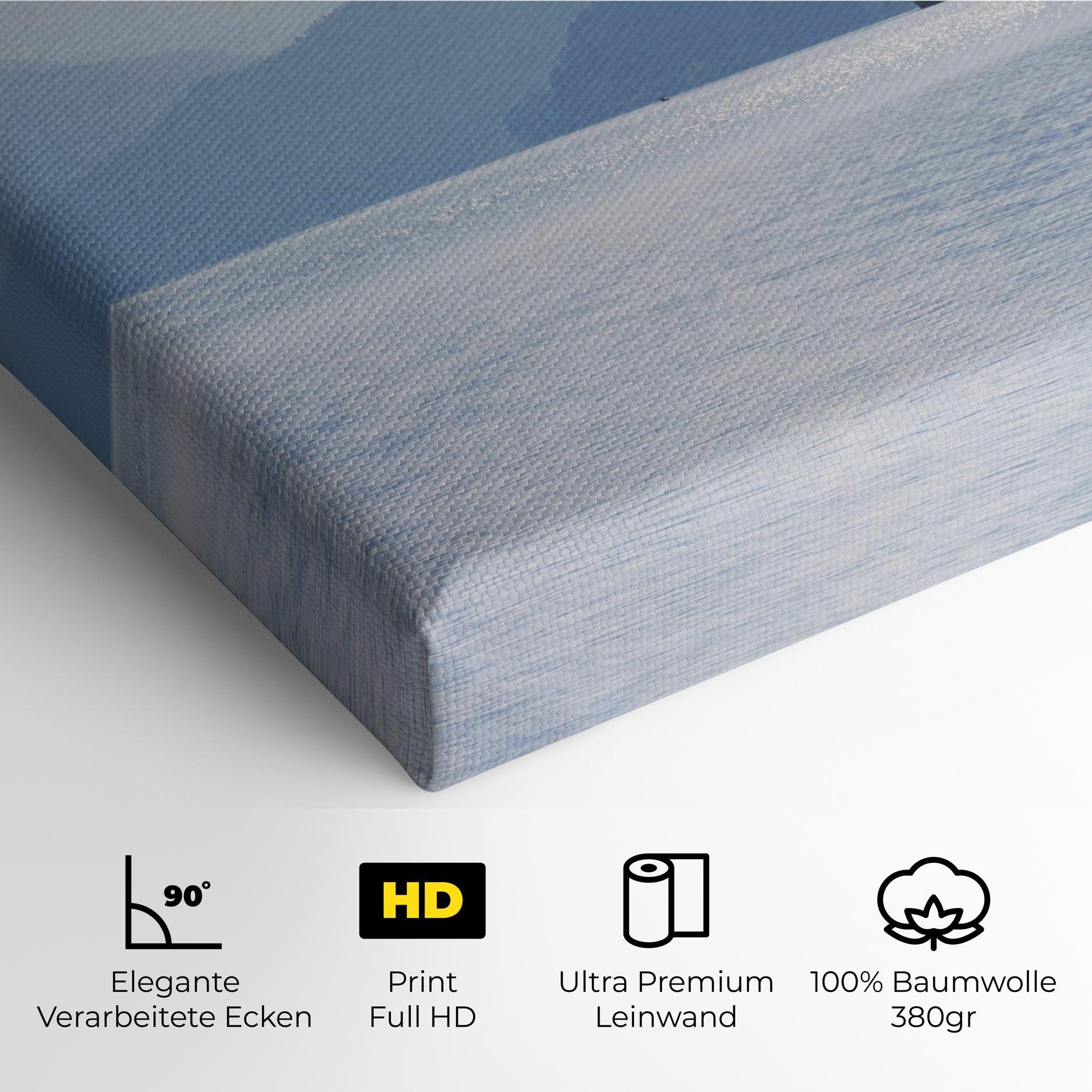 Leinwandbild Grey Lake View mockup 4