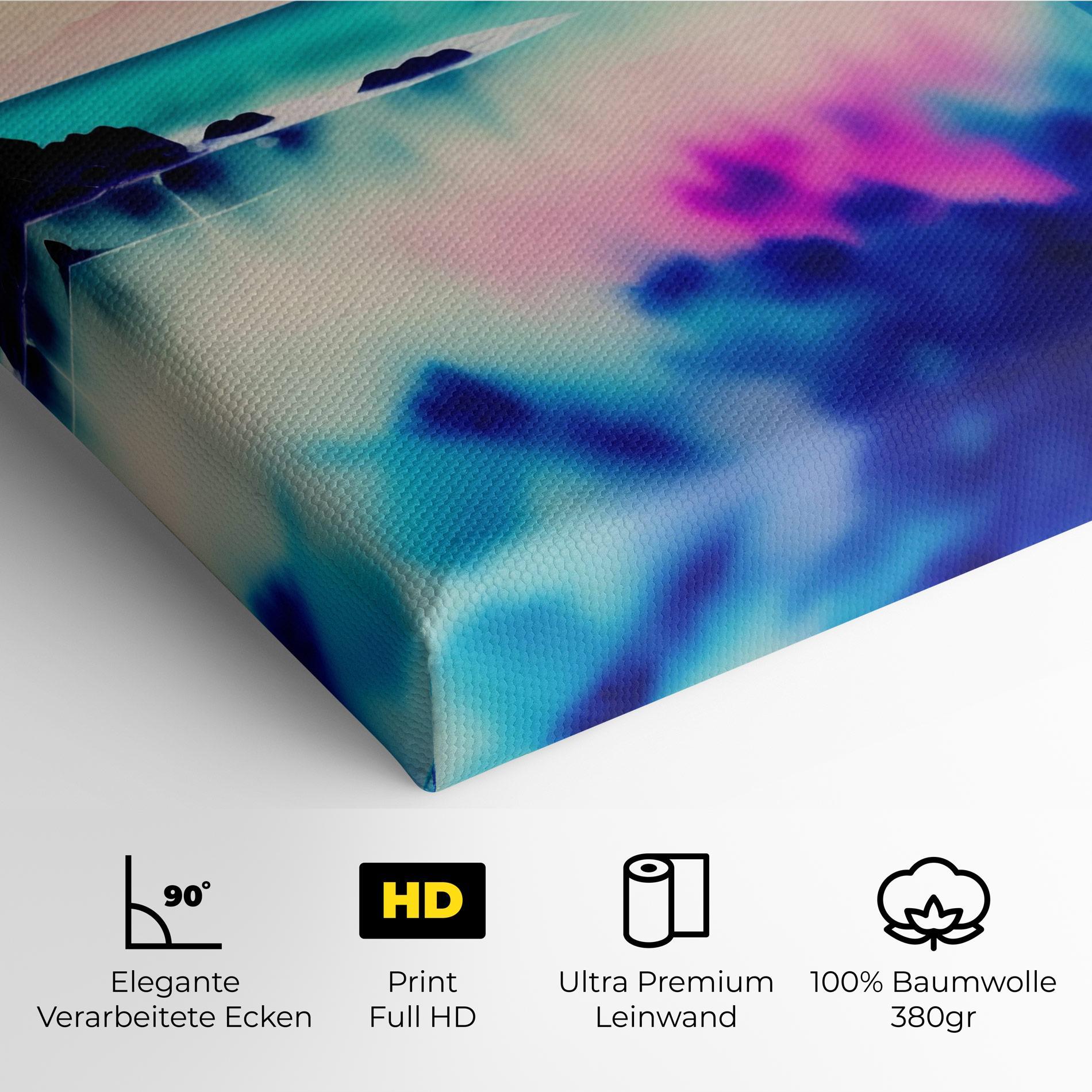 Leinwandbild Lake Painting mockup 4