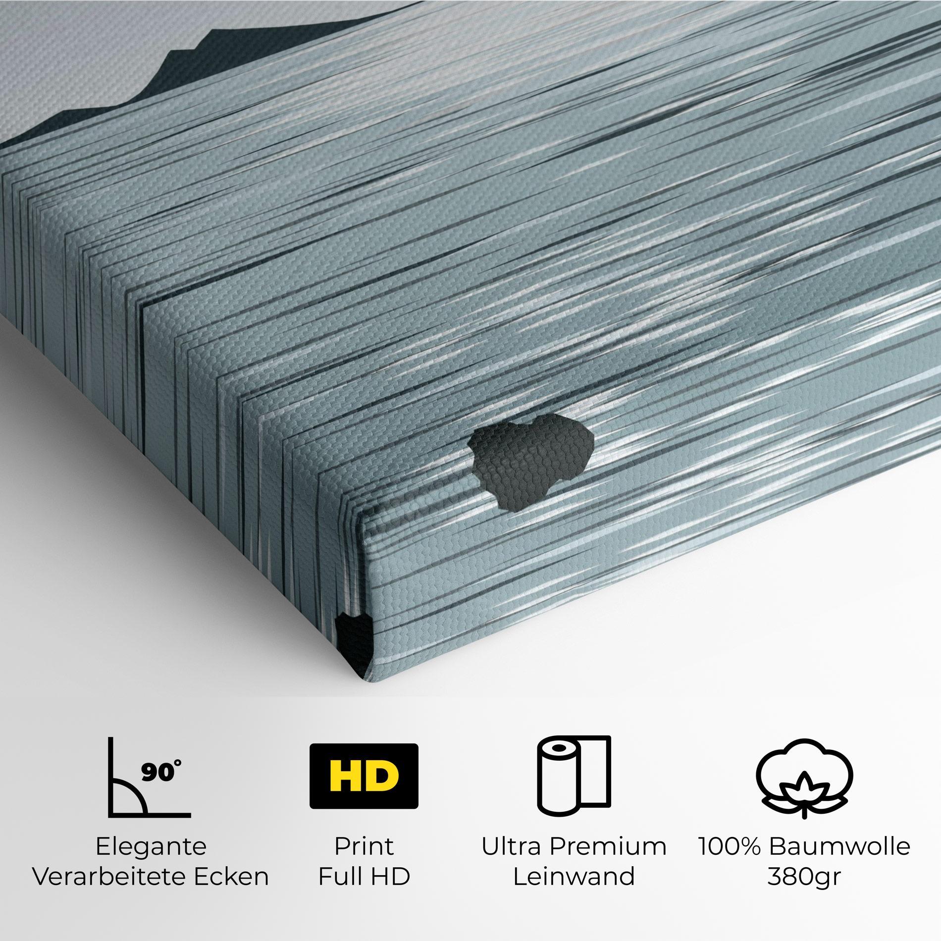 Leinwandbild Sparkling_lake_view mockup 4