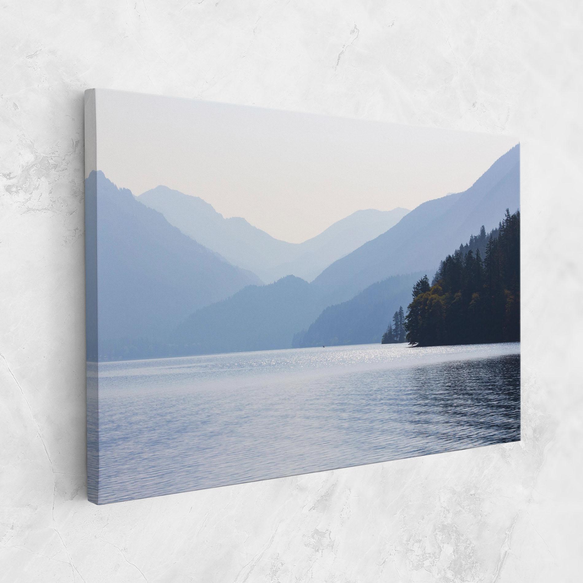 Leinwandbild Grey Lake View mockup 1