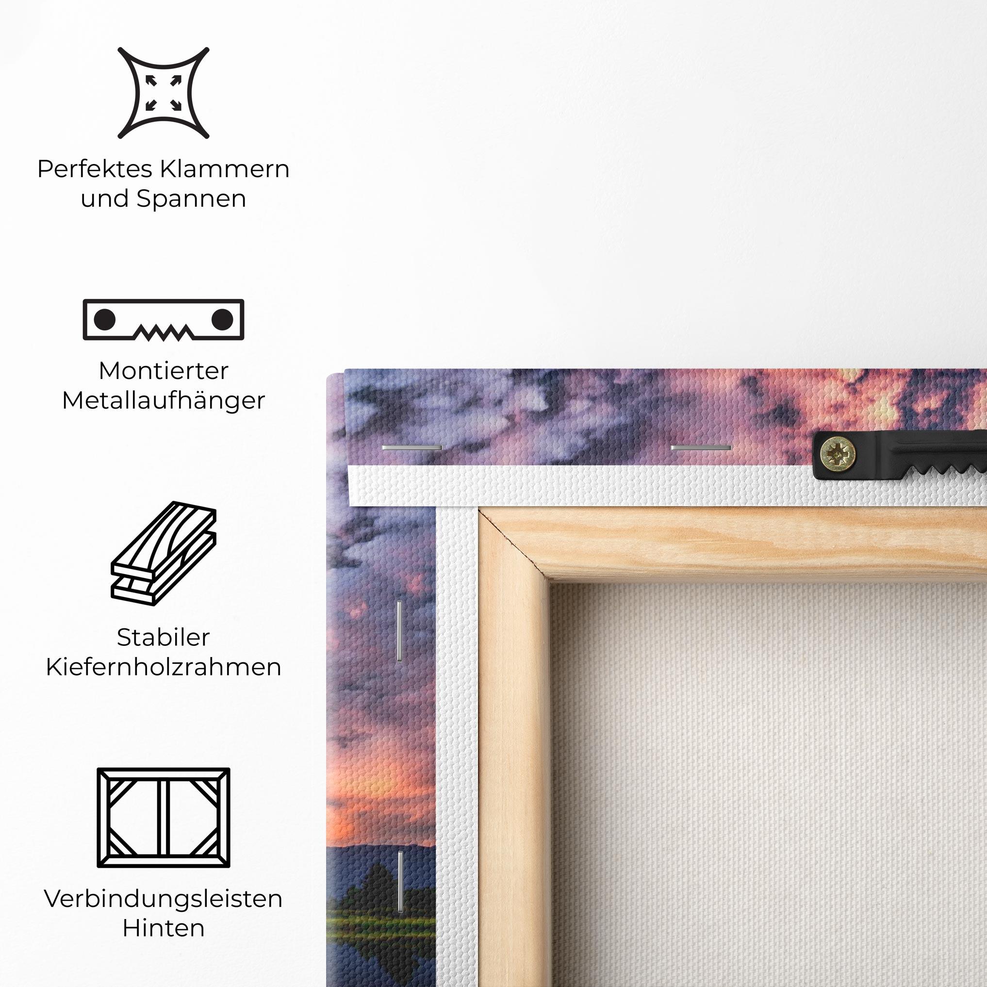 Leinwandbild Beautiful Sky mockup 5