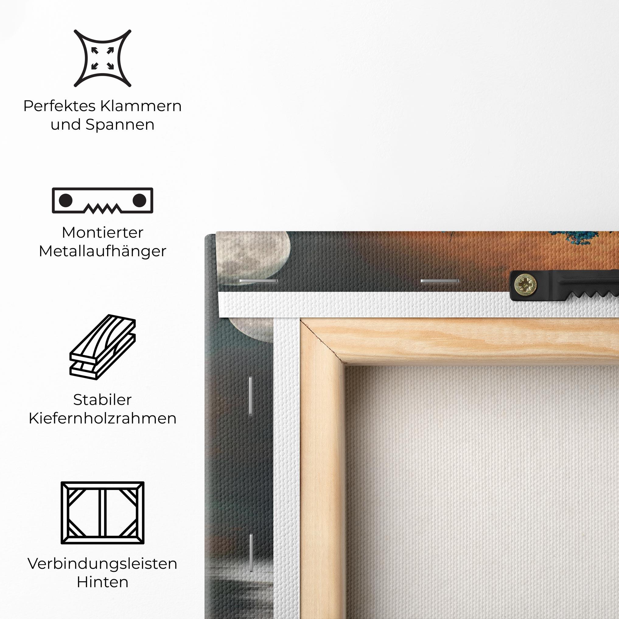 Leinwandbild Blue Tree mockup 5