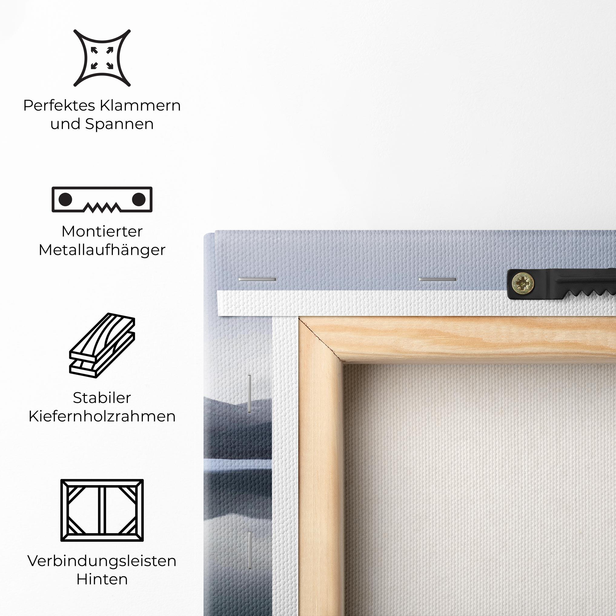 Leinwandbild Grey Lake mockup 5
