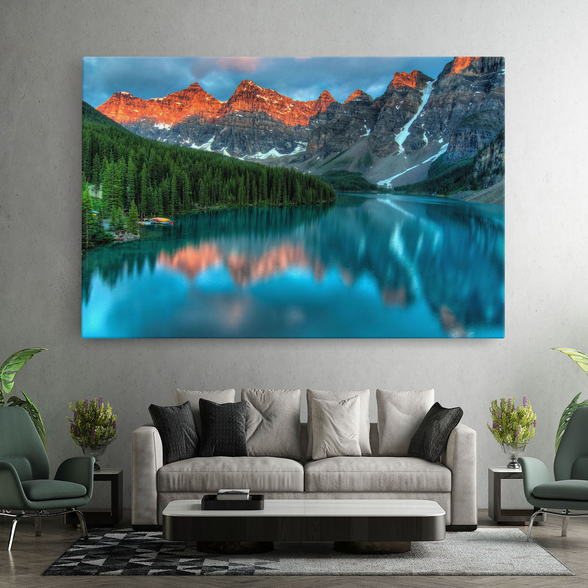 Beautiful Blue Lake mockup 7