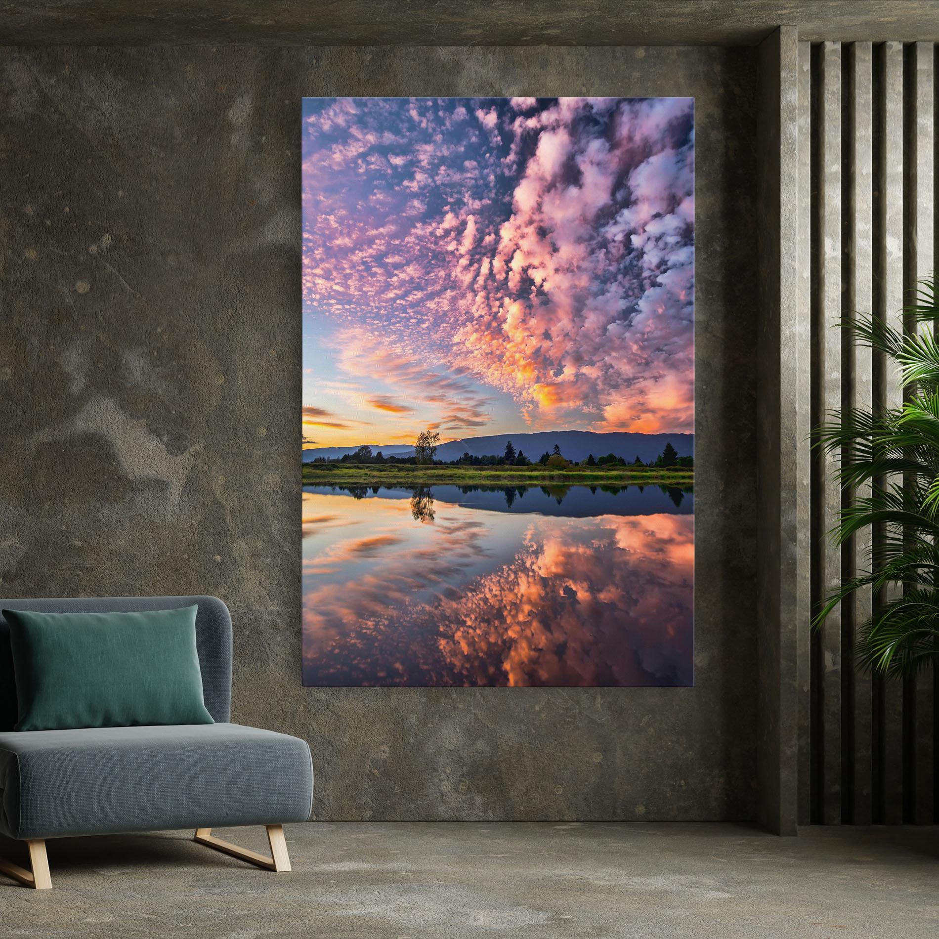 Leinwandbild Beautiful Sky mockup 7