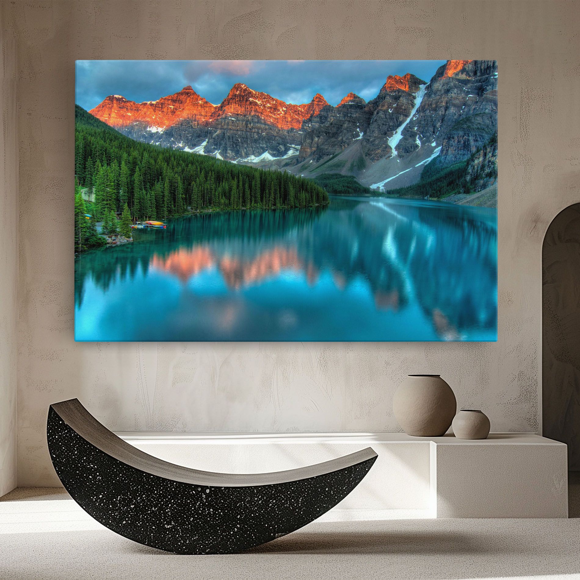 Beautiful Blue Lake mockup 8