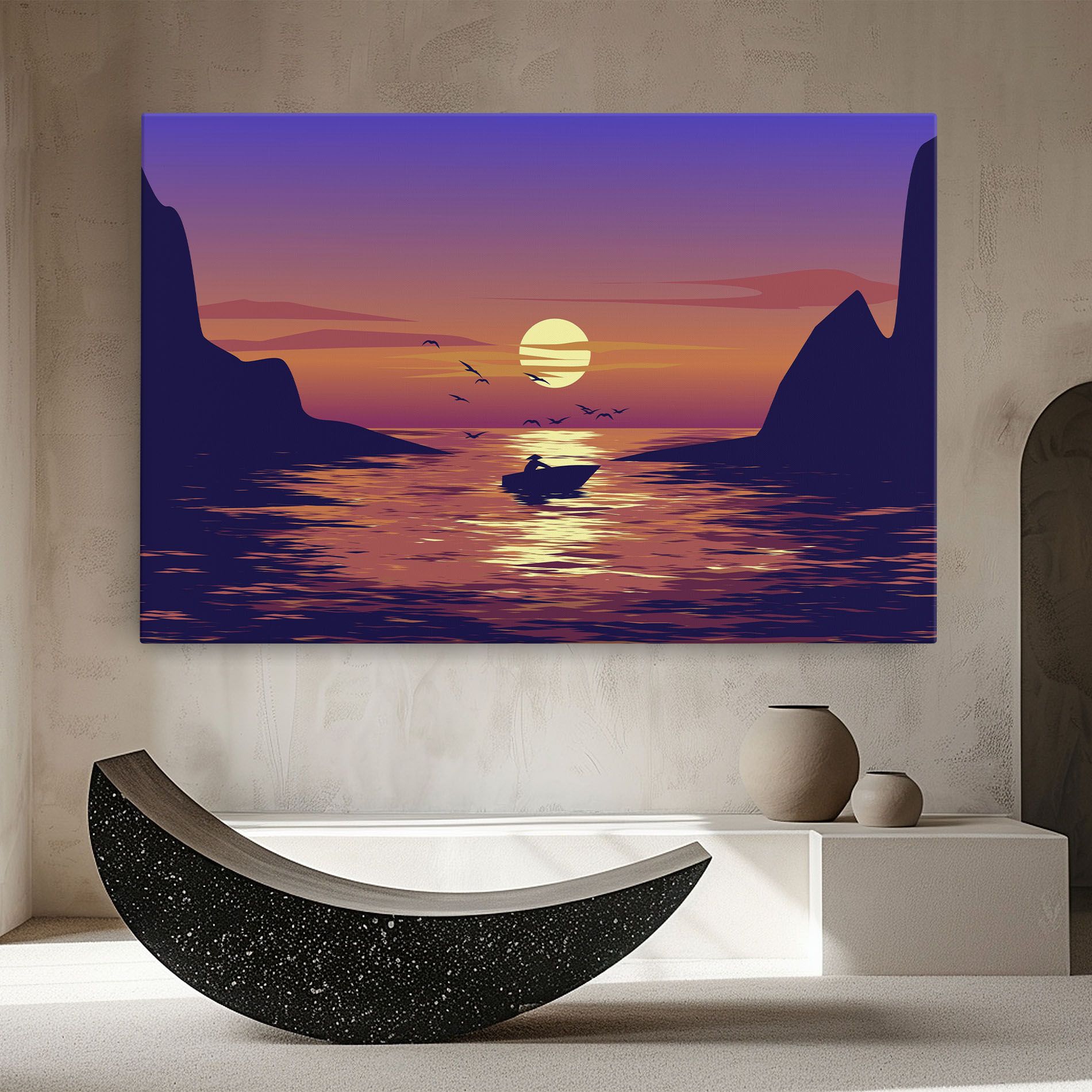 Sunset Scenery View mockup 8