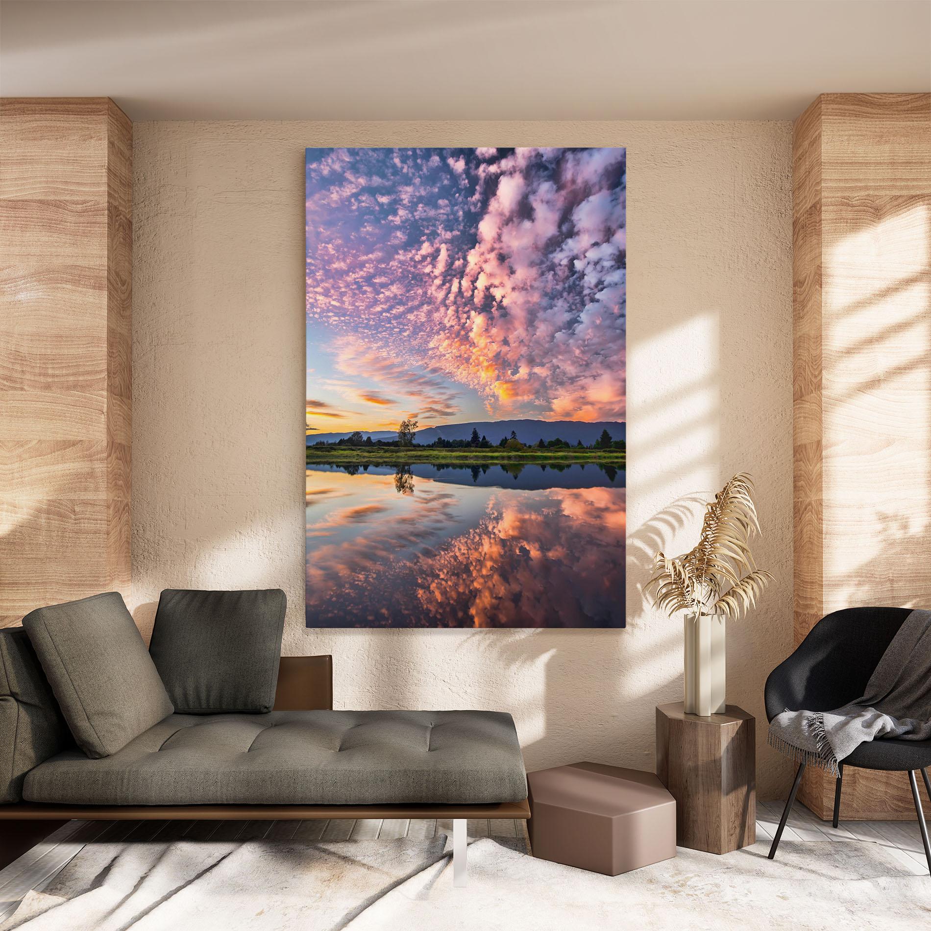 Leinwandbild Beautiful Sky mockup 8