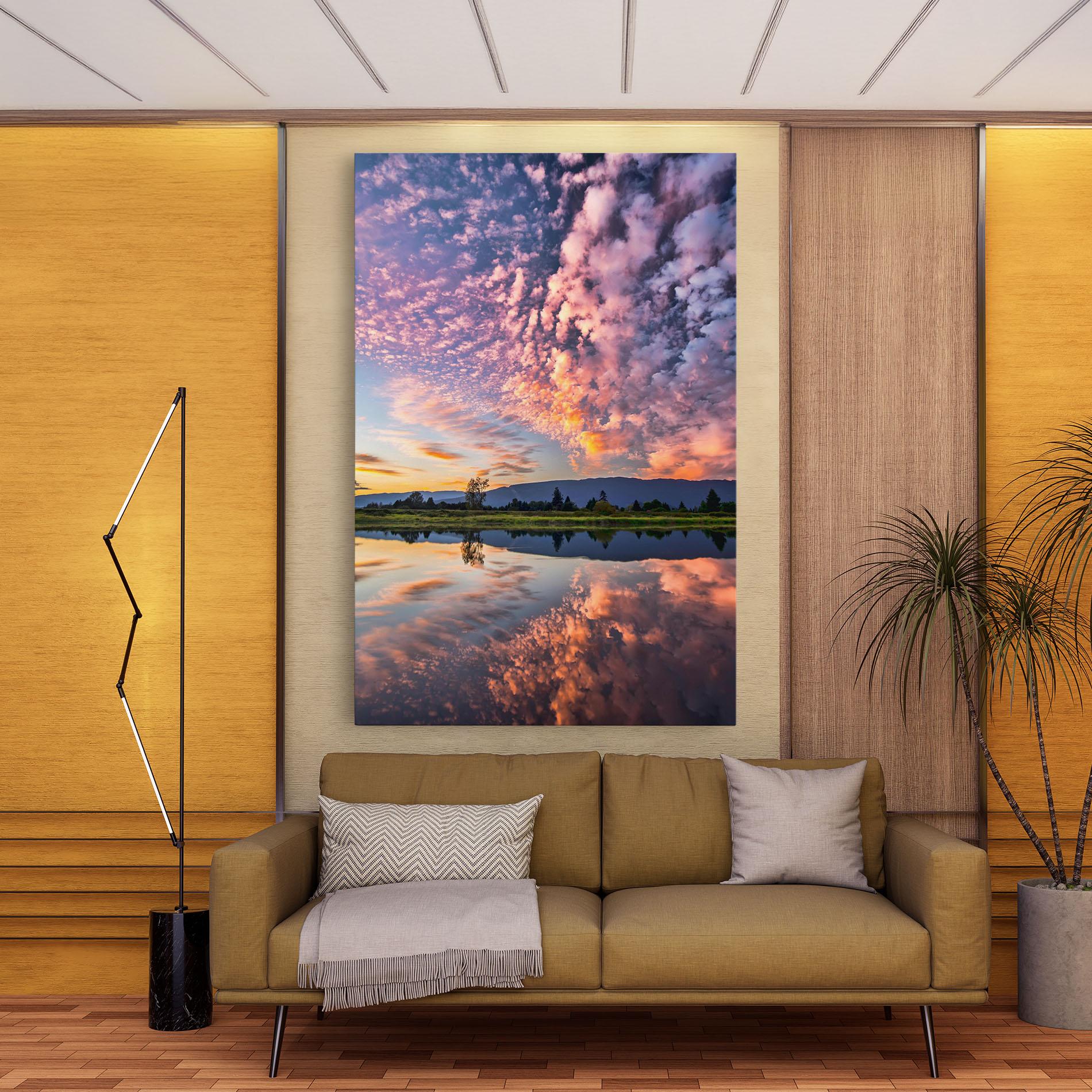 Leinwandbild Beautiful Sky mockup 9