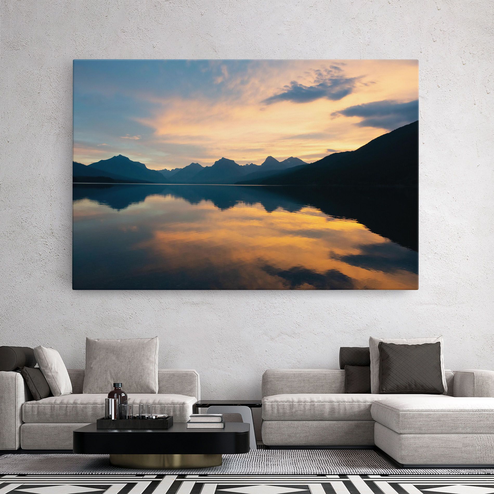 Orange Light Lake mockup 2