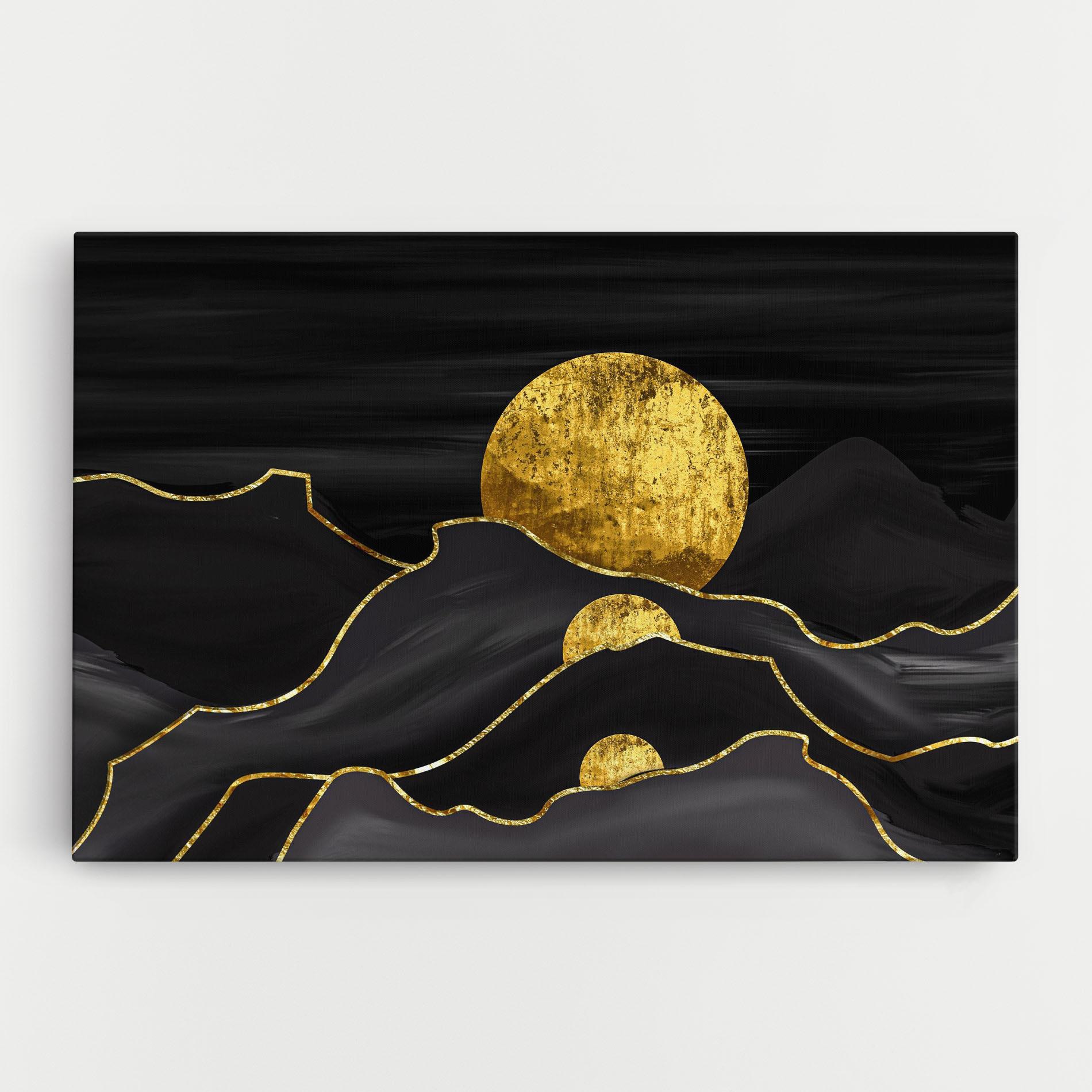 Leinwandbild Black Moutains mockup 0