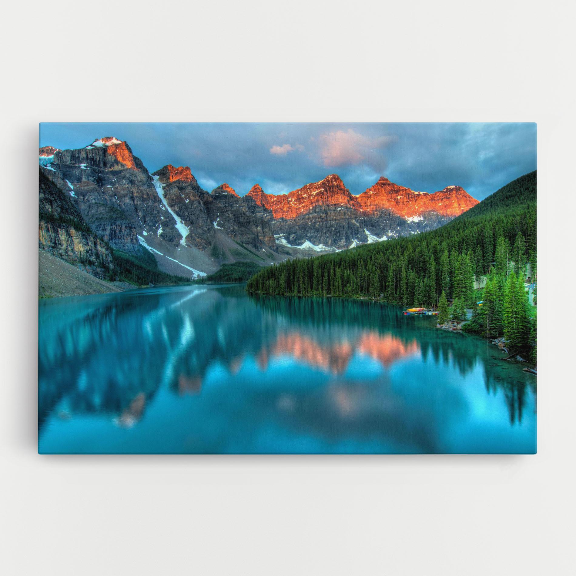 Leinwandbild Lake Reflection mockup 0