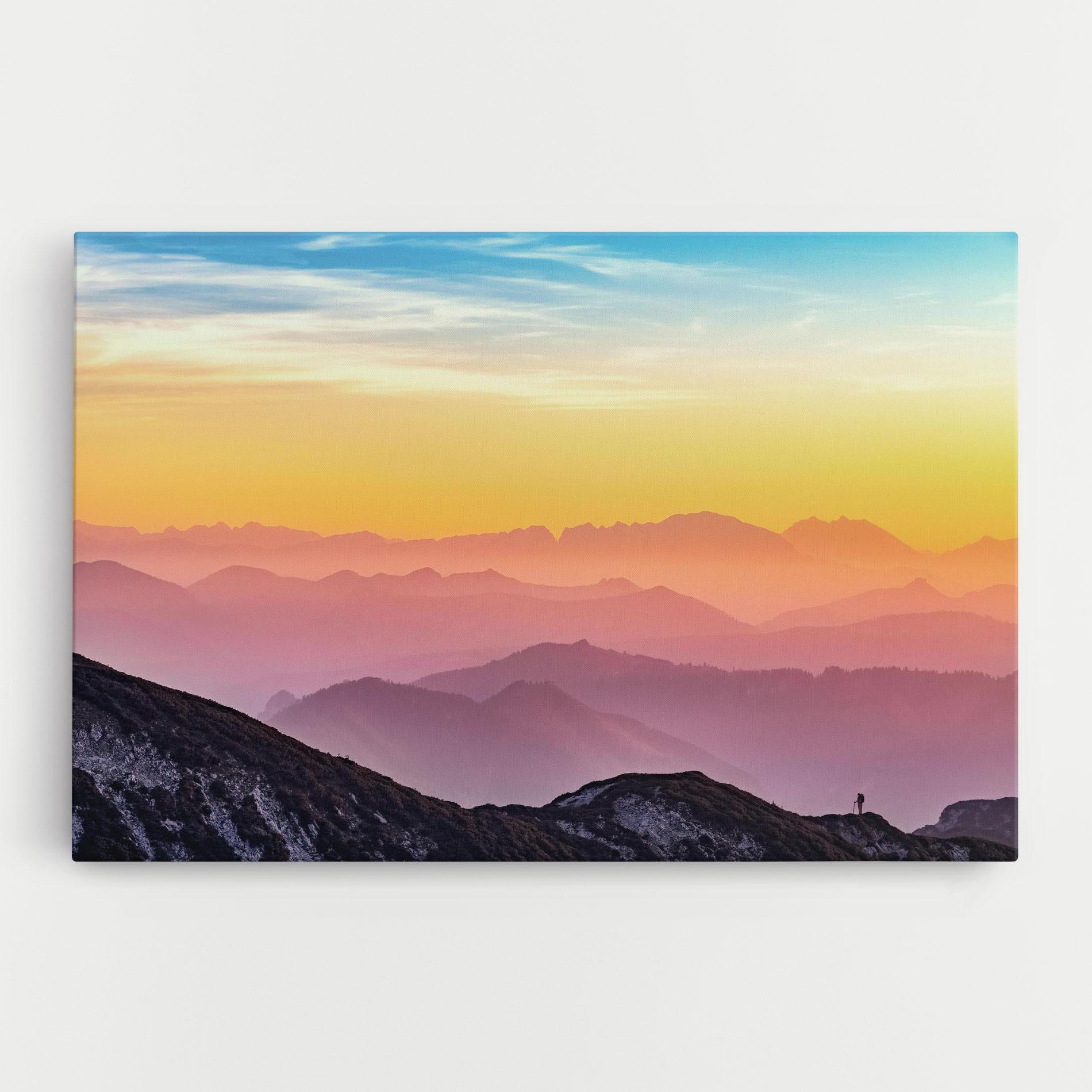 Leinwandbild Pink Mist mockup 0