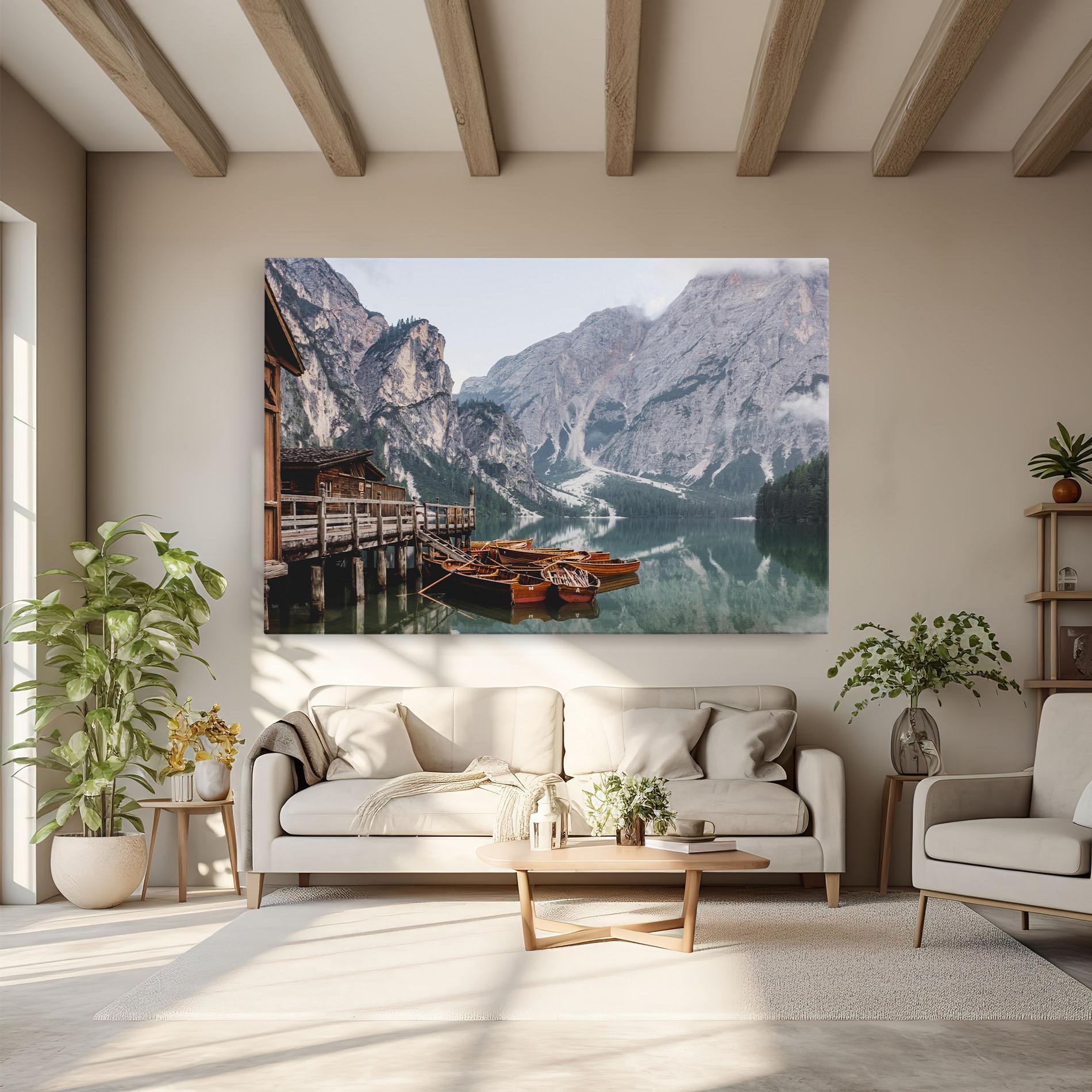 Leinwandbild Cabin Lake mockup 6