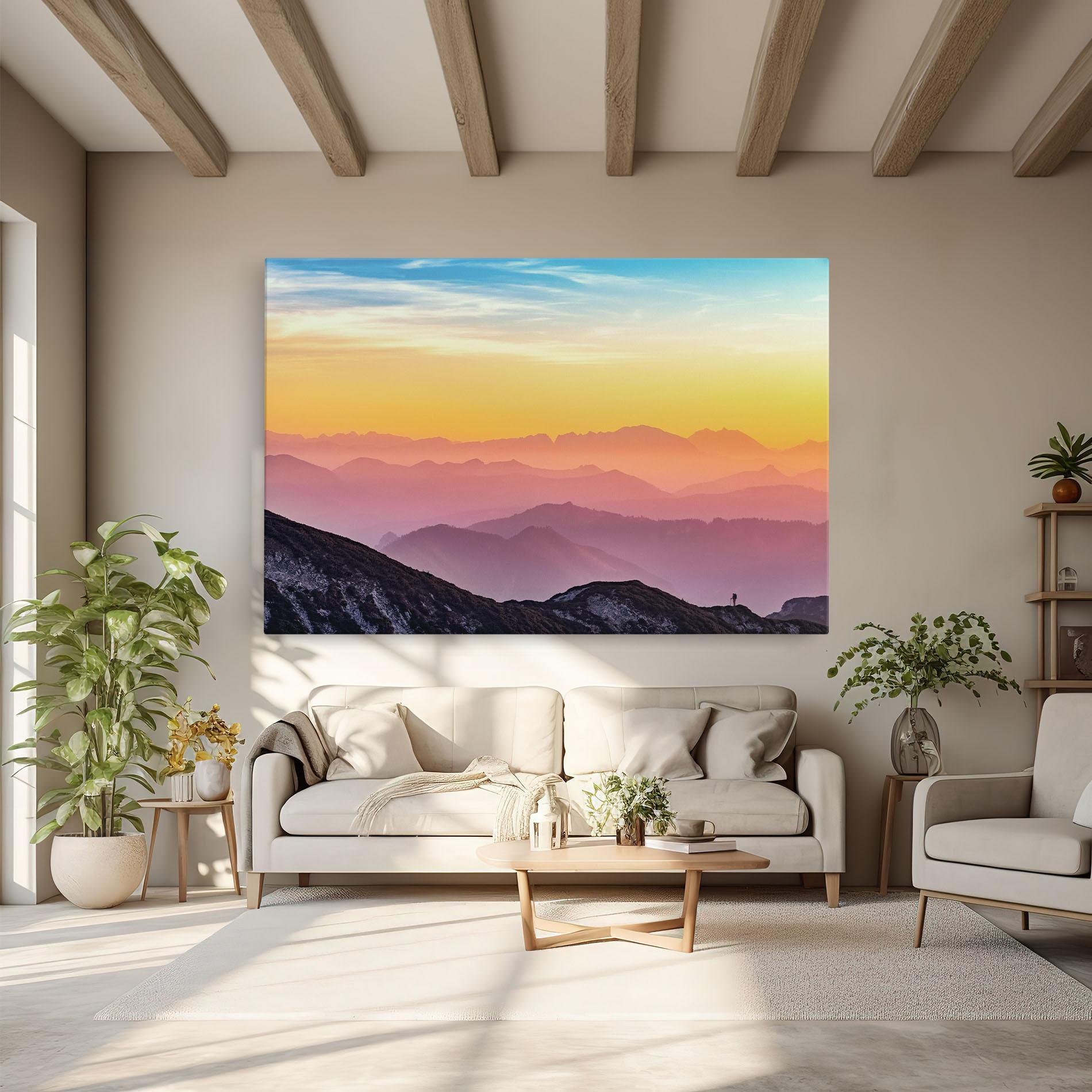 Leinwandbild Pink Mist mockup 6