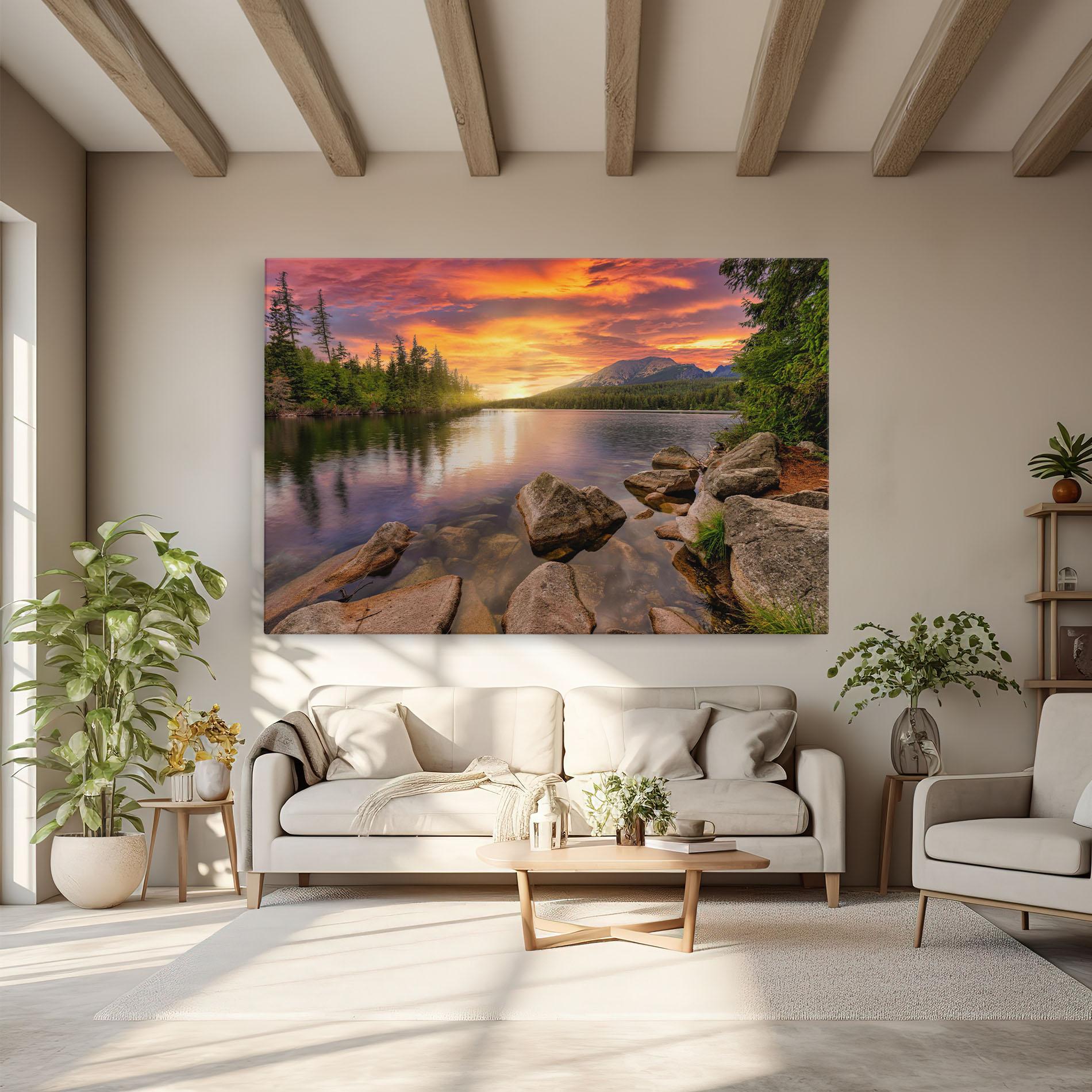 Leinwandbild Tatra View mockup 6