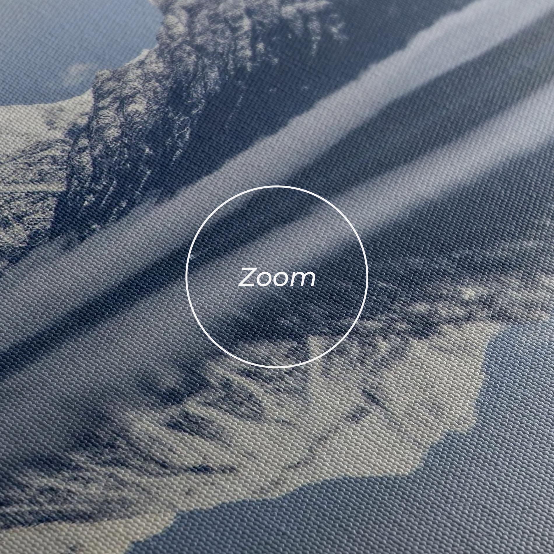 Leinwandbild Beautiful Snowy Mountain mockup 3