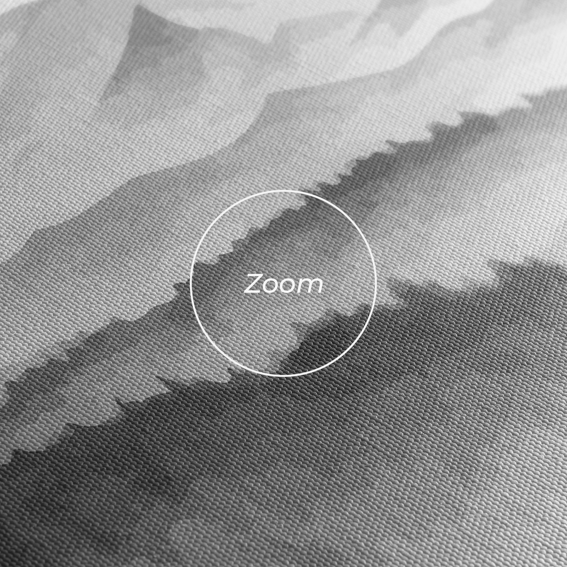 Leinwandbild Grey Mountain Drawing mockup 3