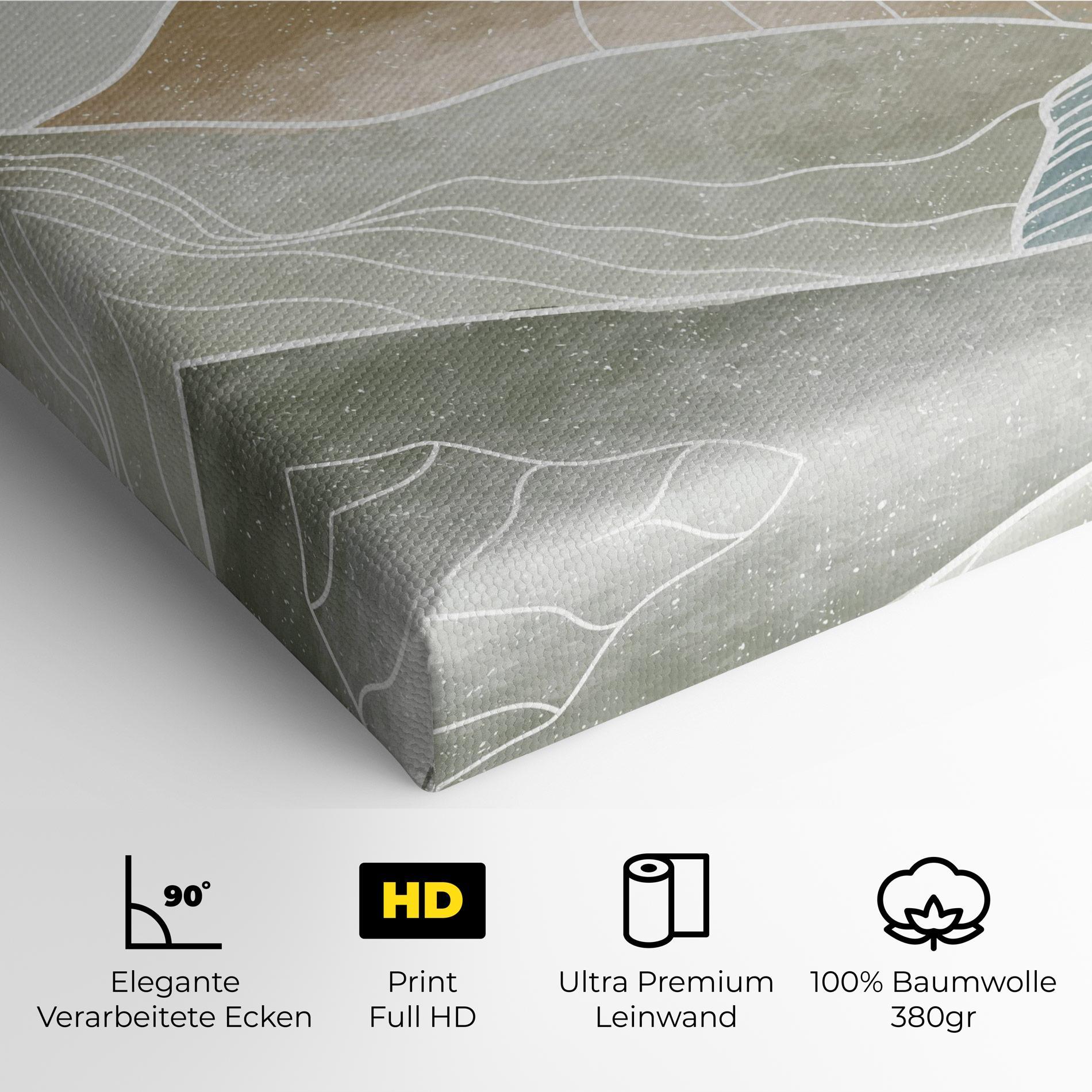 Leinwandbild Minimal Mountain mockup 4