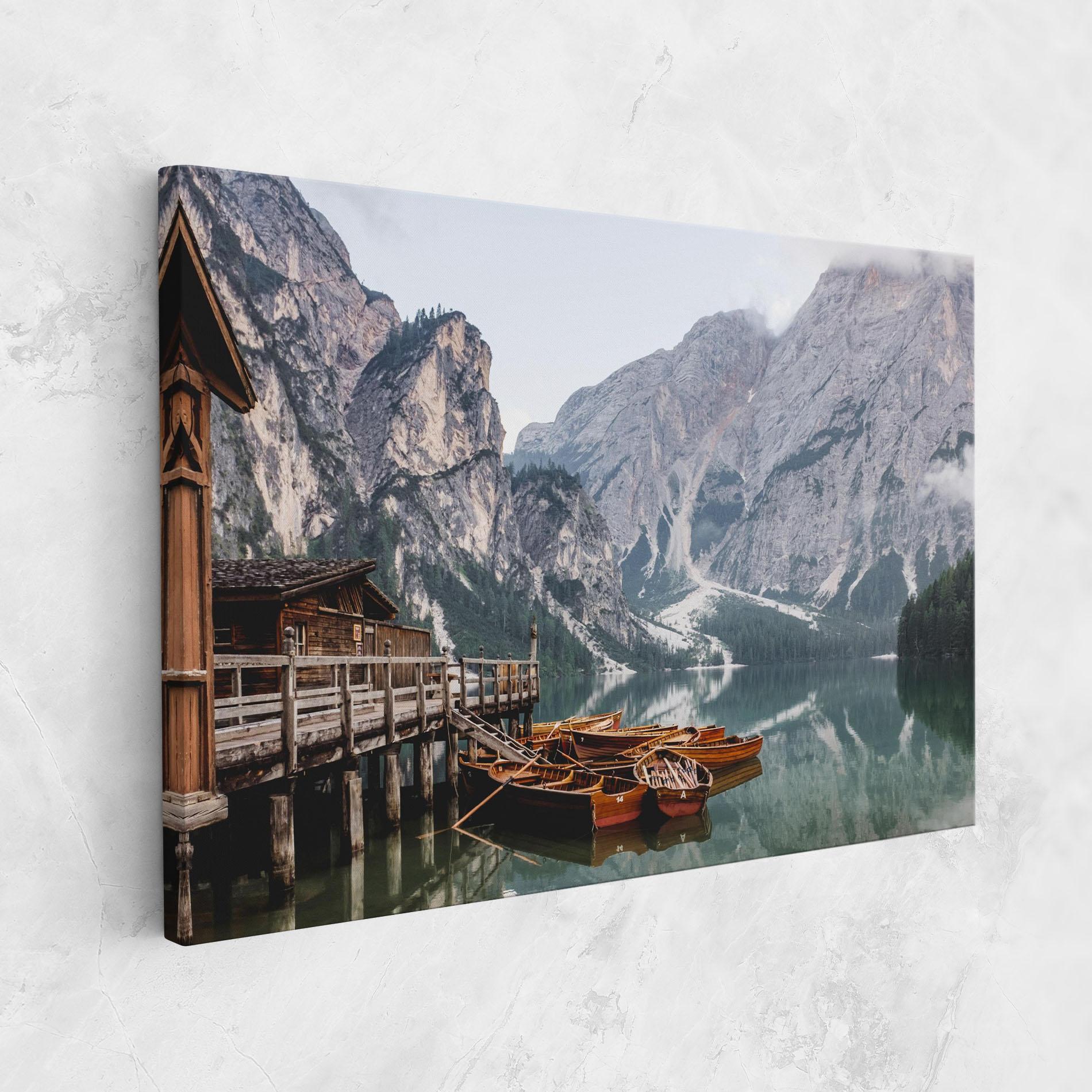Leinwandbild Cabin Lake mockup 1
