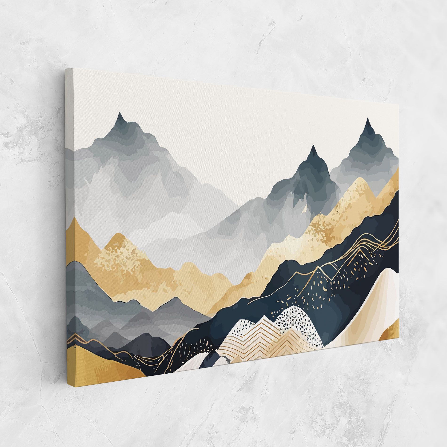 Gold Grey Mountain mockup 1