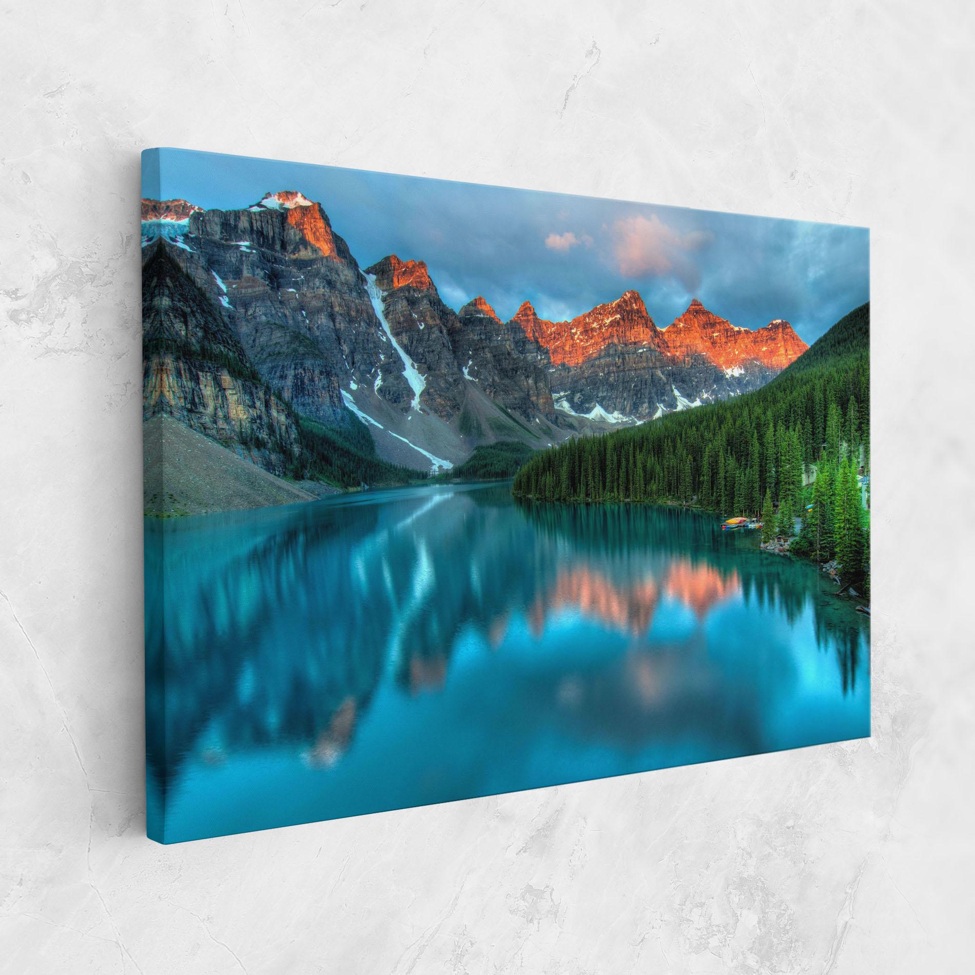 Leinwandbild Lake Reflection mockup 1