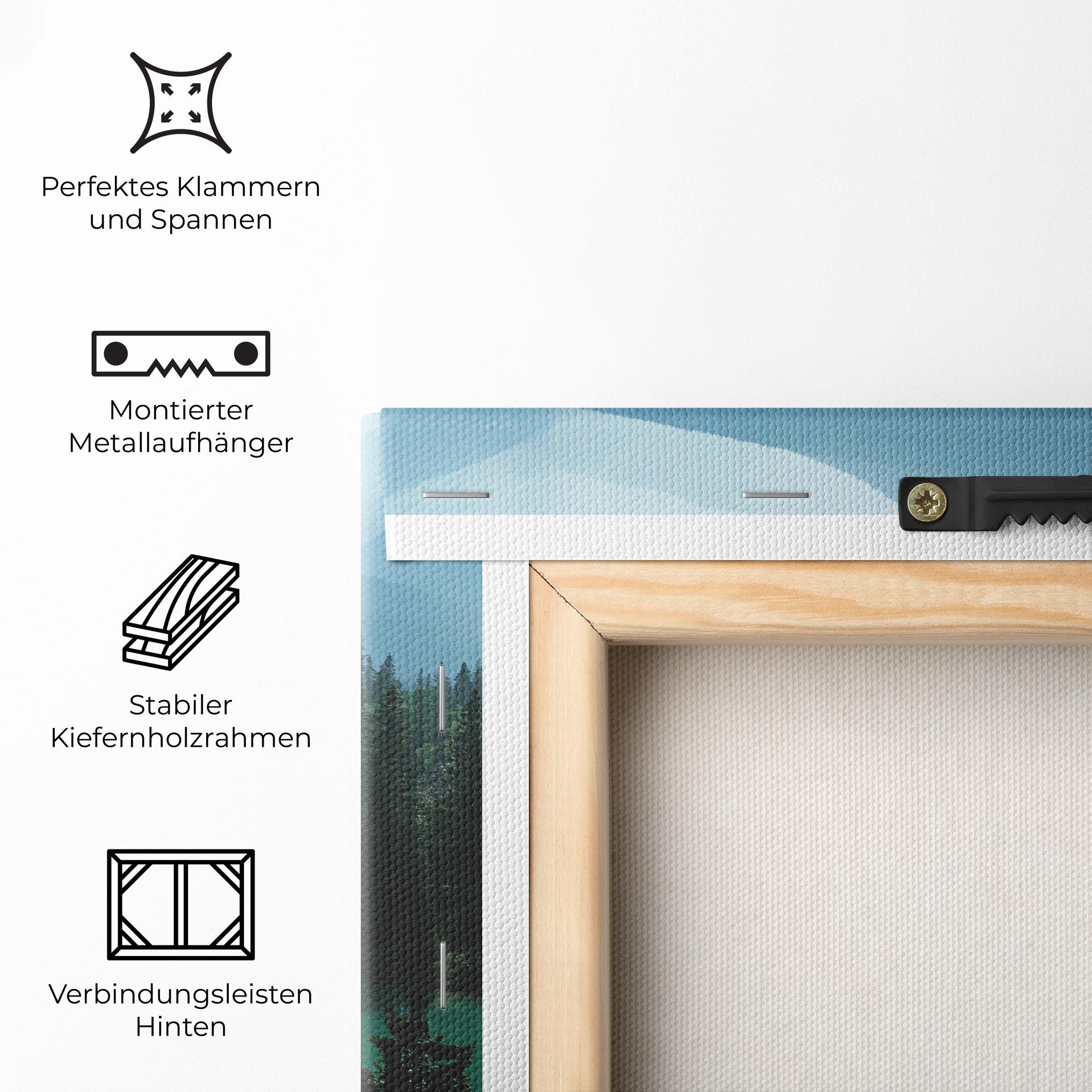 Leinwandbild Crystal Lake mockup 5