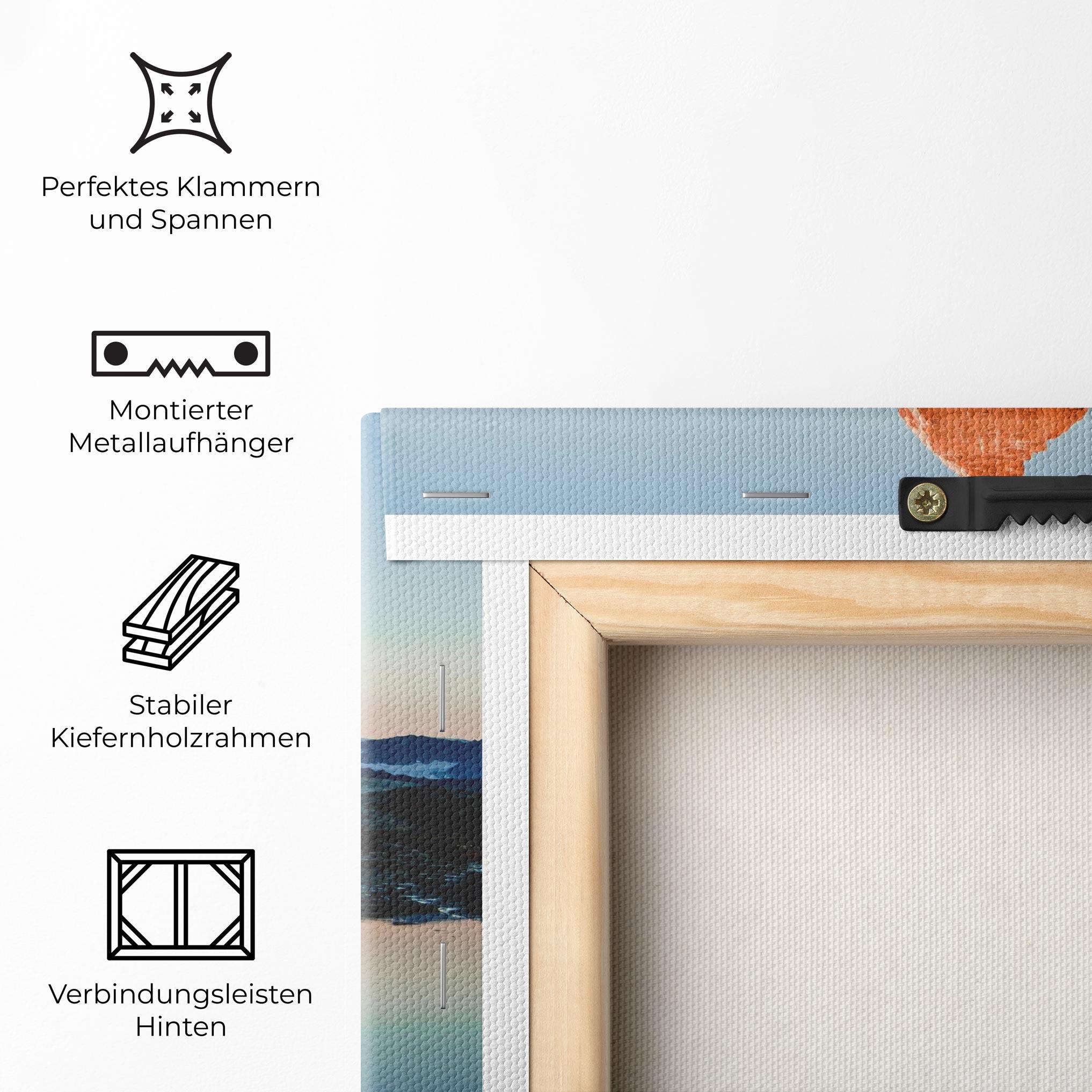 Leinwandbild Mirror Mountain mockup 5