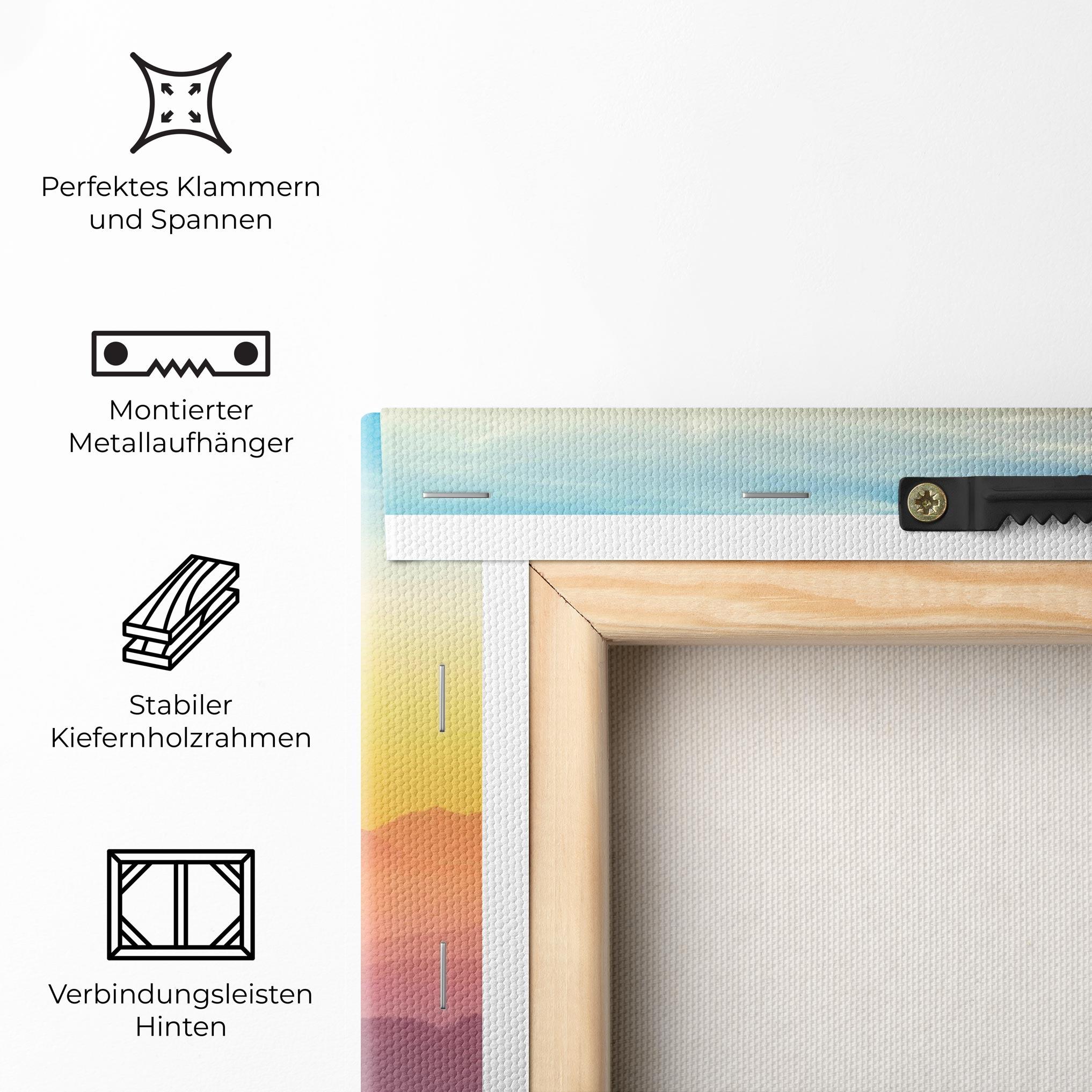 Leinwandbild Pink Mist mockup 5