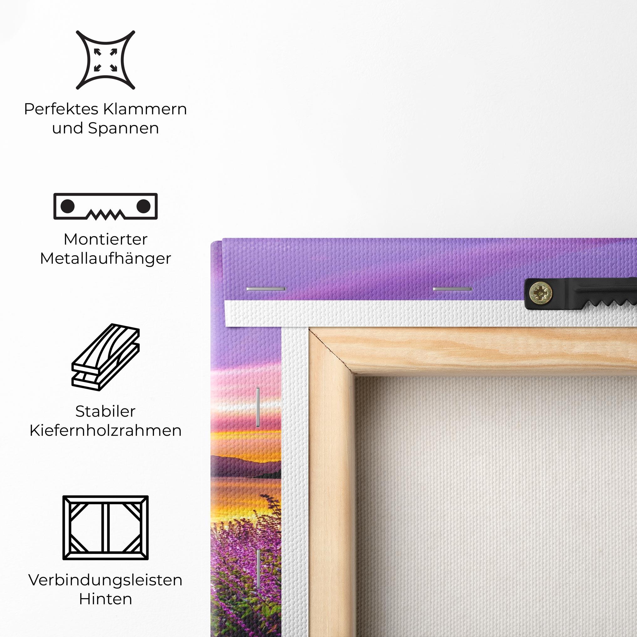 Leinwandbild Purple Lake mockup 5