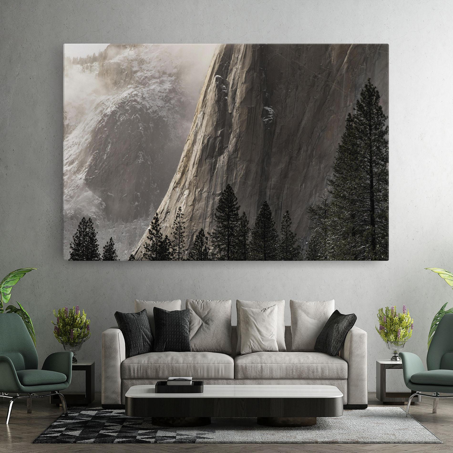 Leinwandbild Green Tree Mountain mockup 7