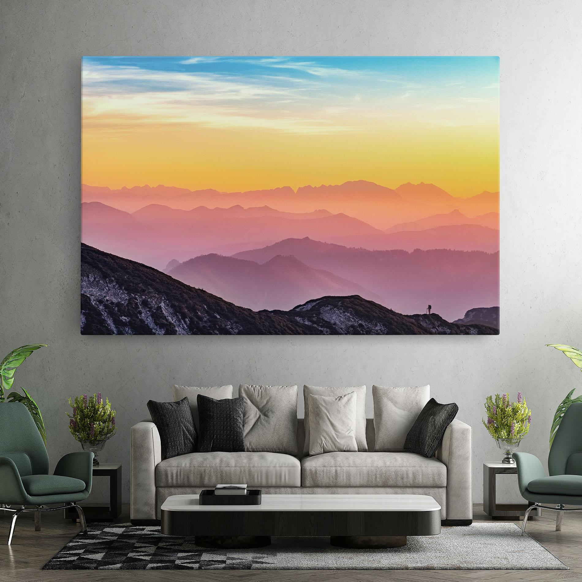 Leinwandbild Pink Mist mockup 7