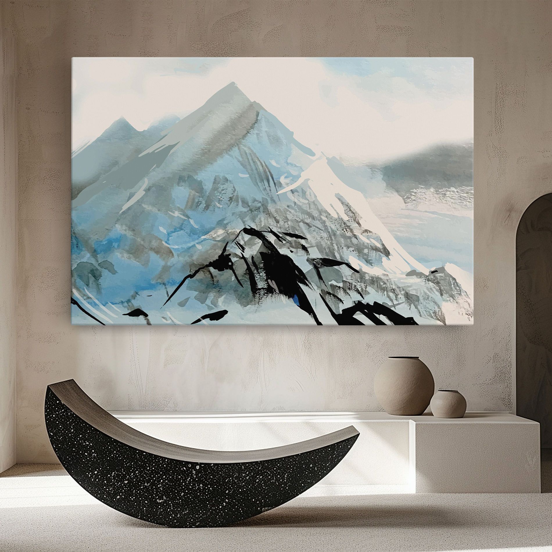 Blue Black Mountain mockup 8