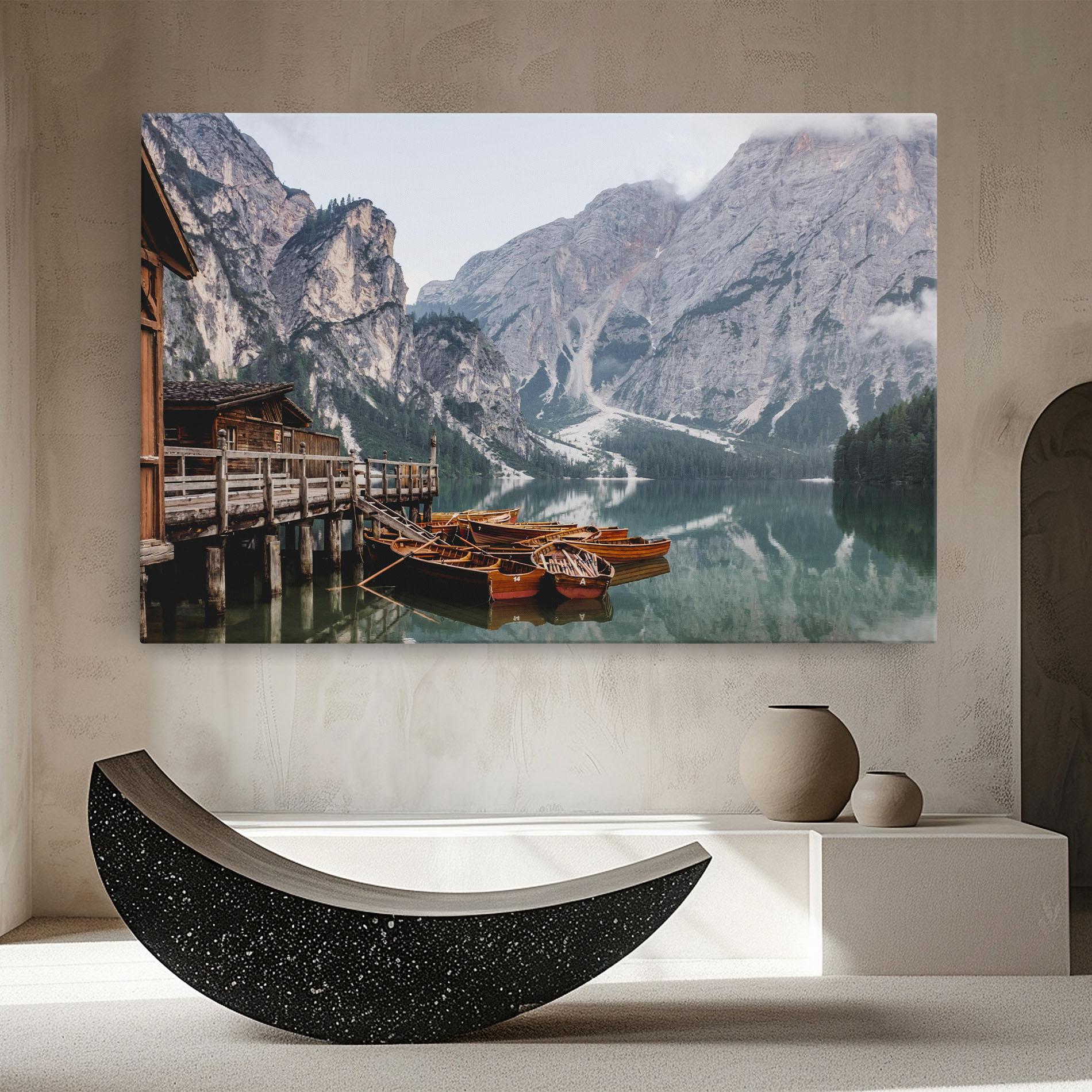 Leinwandbild Cabin Lake mockup 8