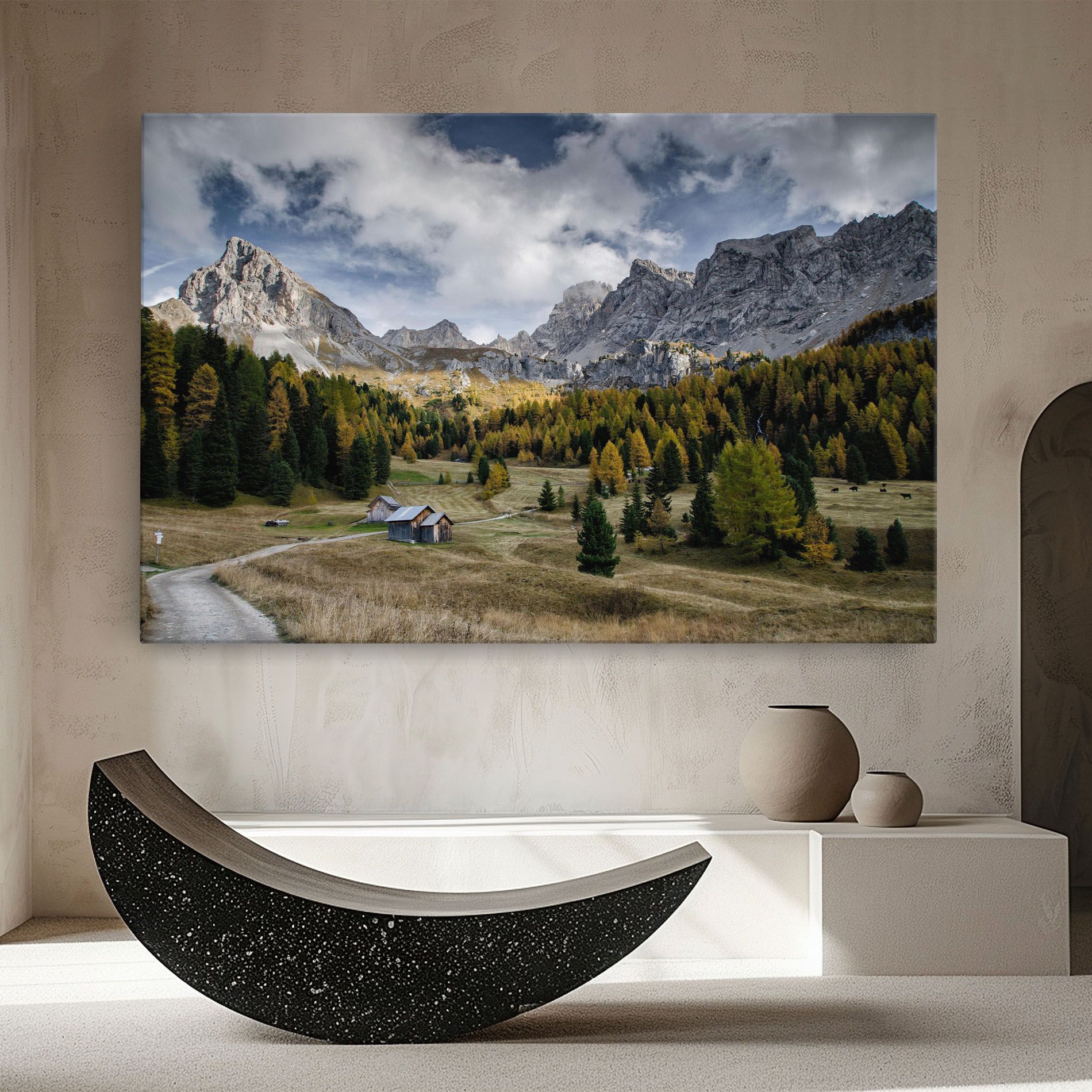 Cloudy Mountains View mockup 8