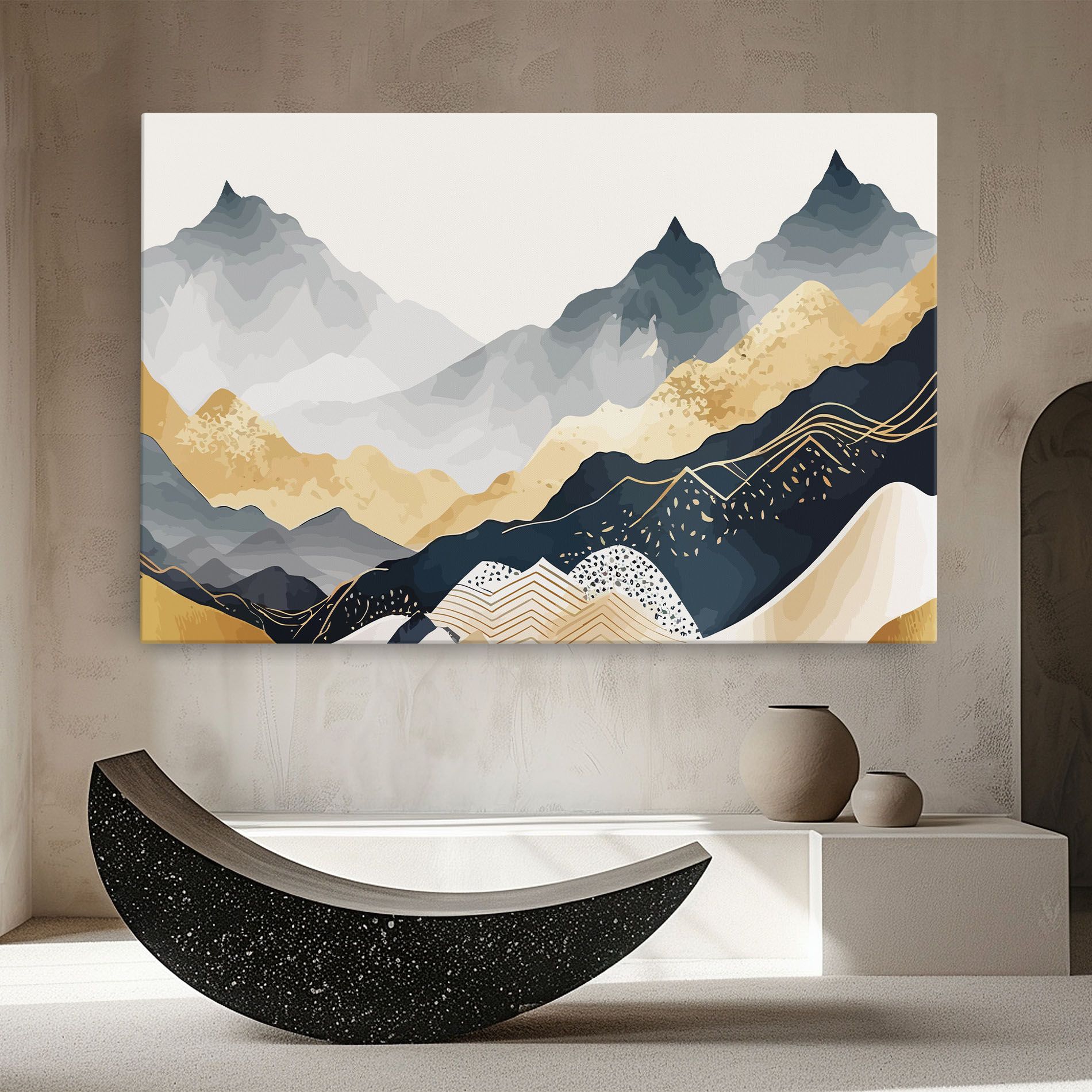 Gold Grey Mountain mockup 8