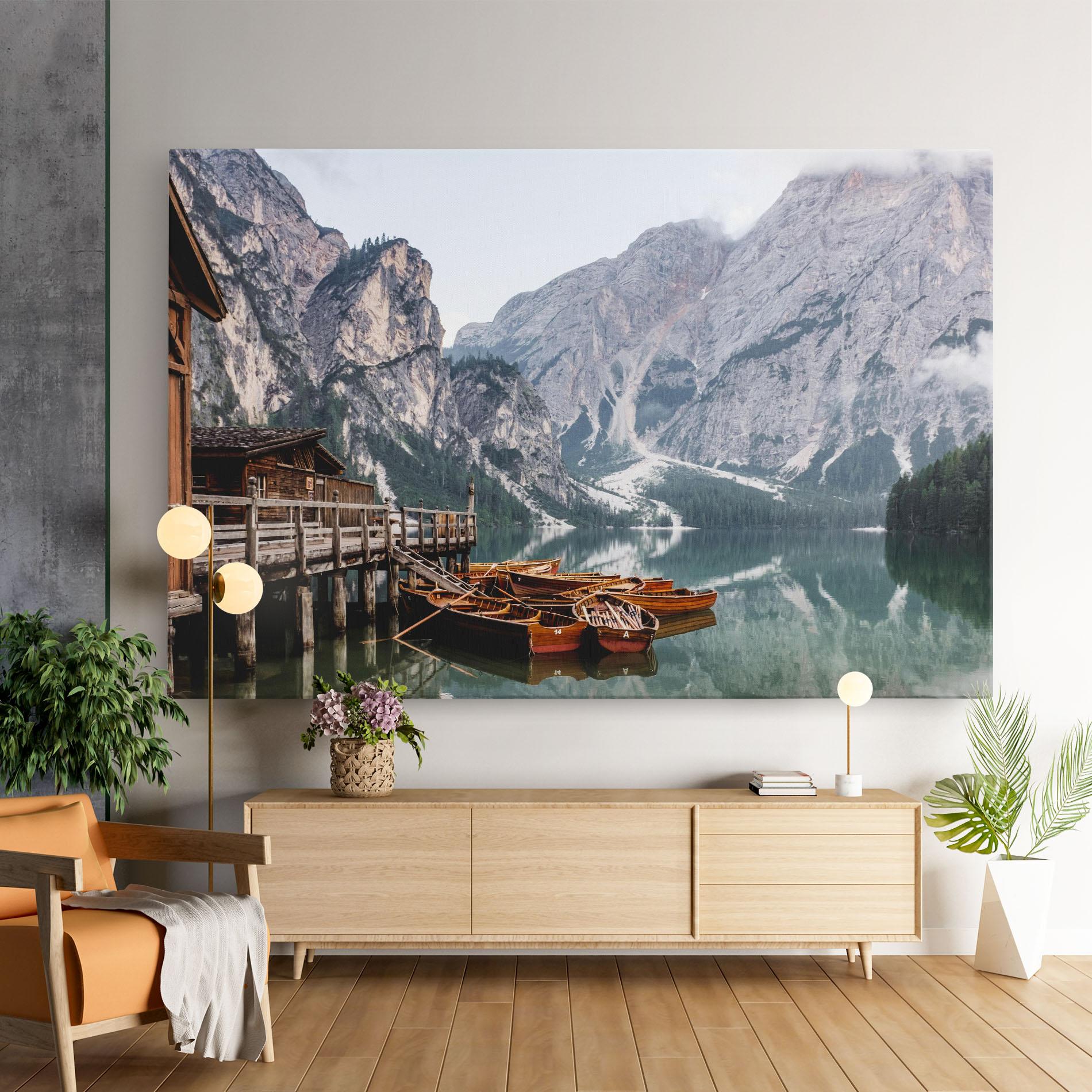 Leinwandbild Cabin Lake mockup 9