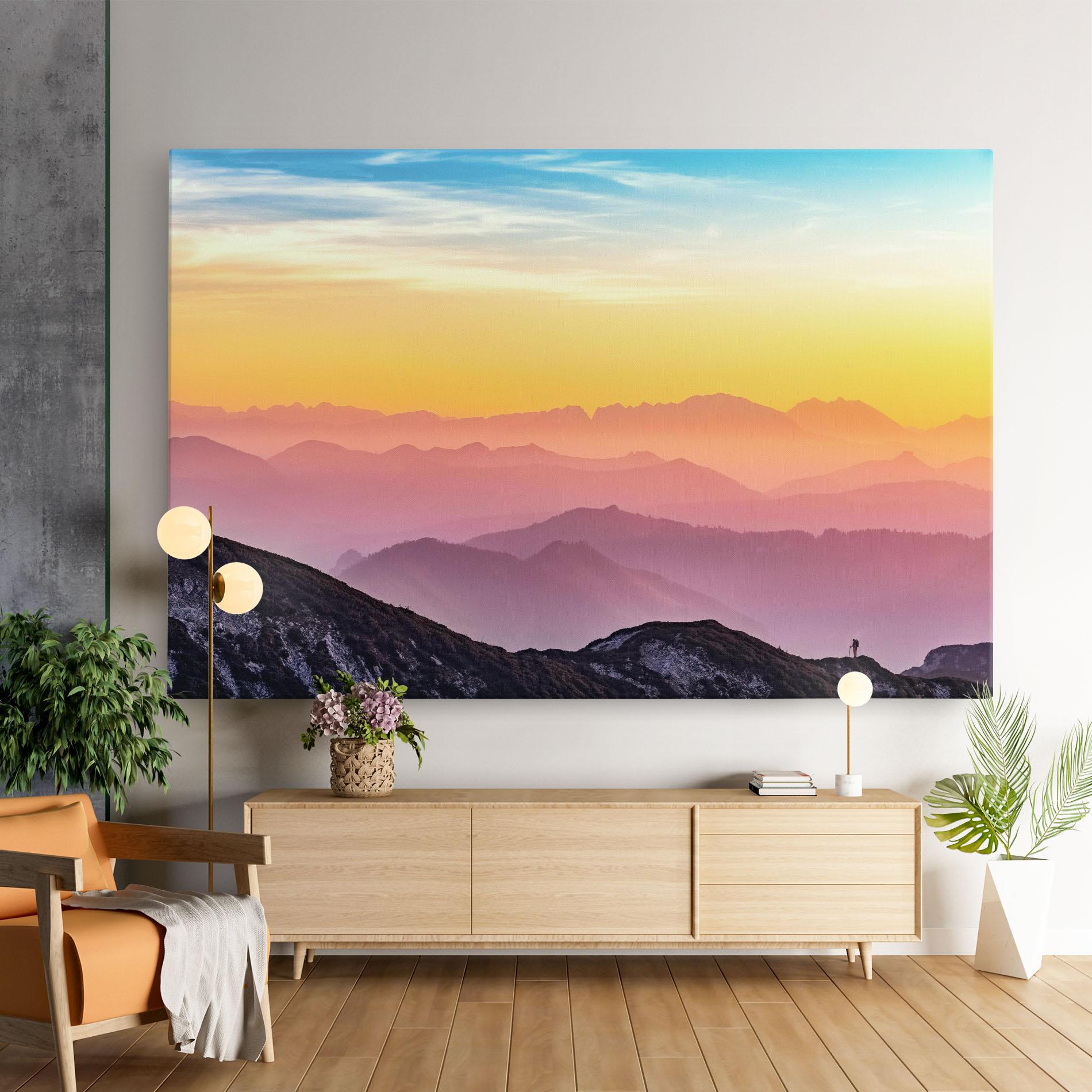 Leinwandbild Pink Mist mockup 9