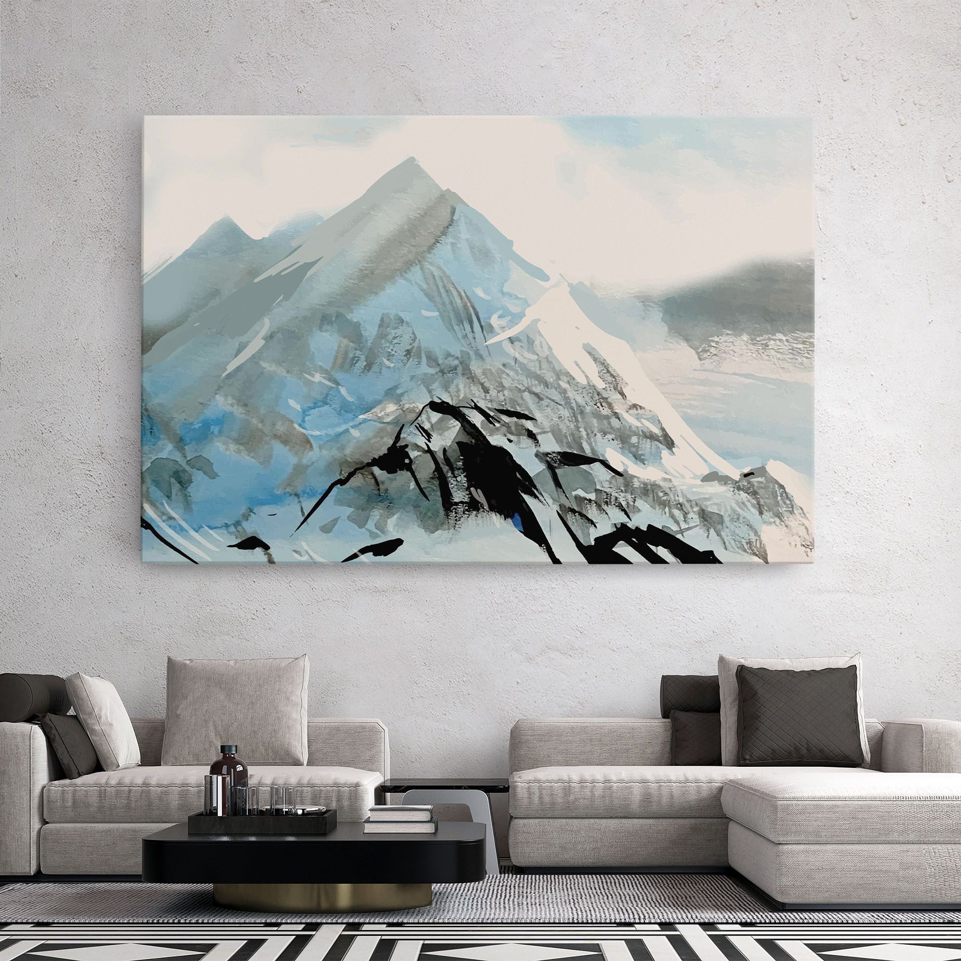 Blue Black Mountain mockup 2