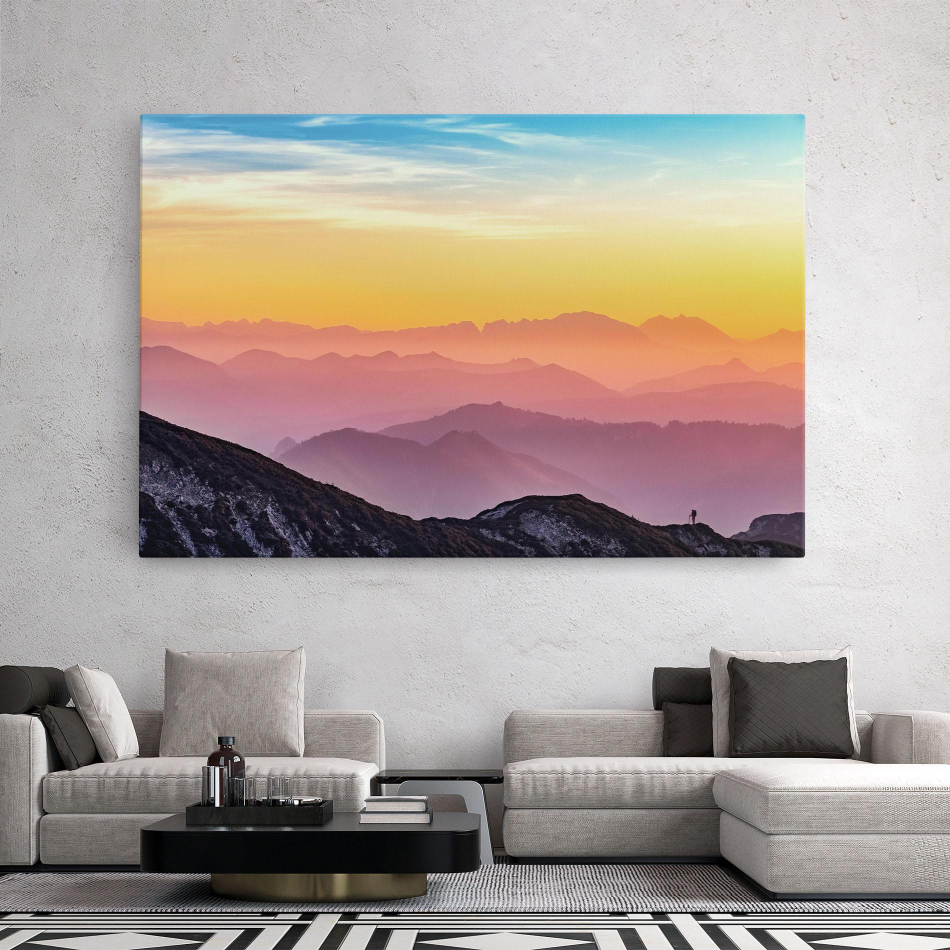 Leinwandbild Pink Mist mockup 2