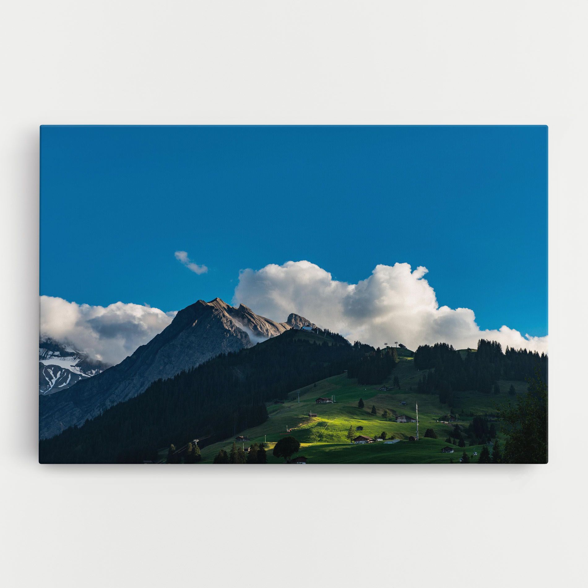 Beautiful Mountain Cloud View mockup 0