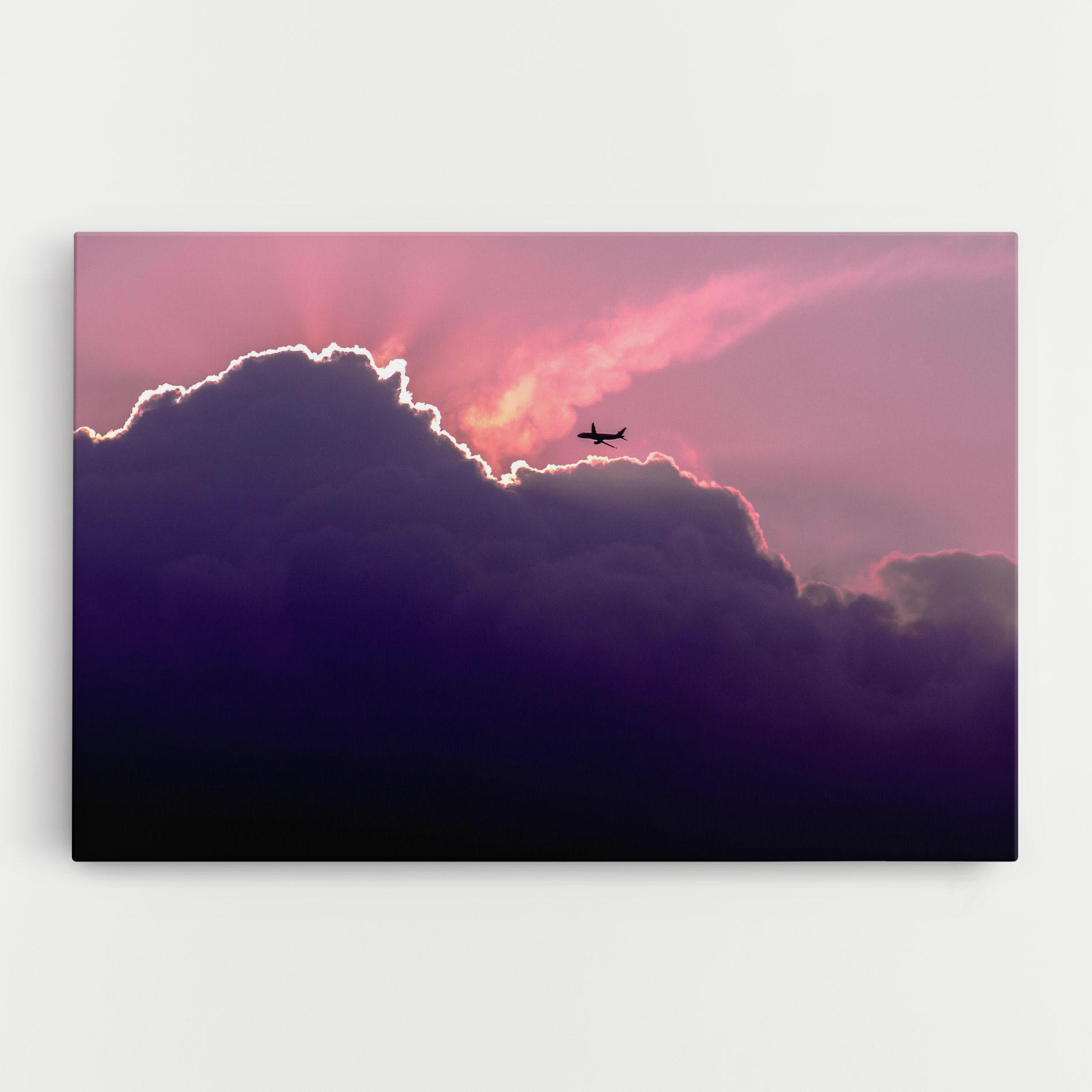 Leinwandbild Big Purple Cloud mockup 0