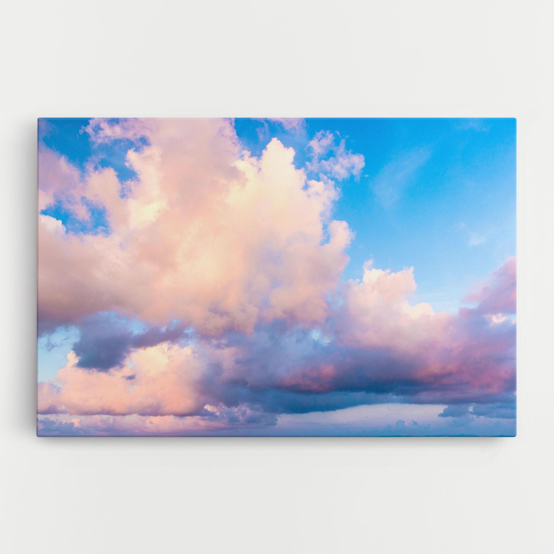 Leinwandbild Dreamy Pink Clouds mockup 0