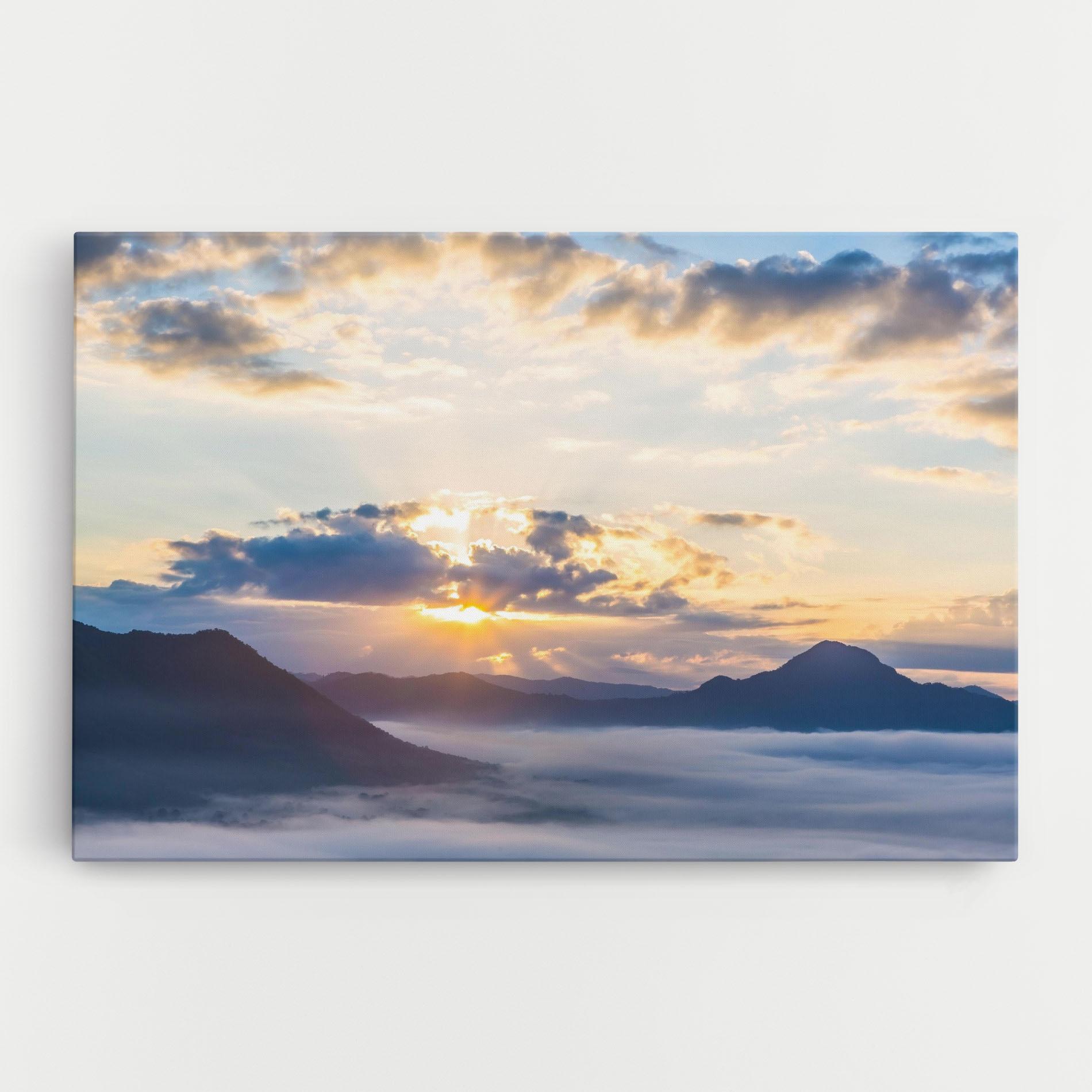 Leinwandbild Fantastic Clouds mockup 0