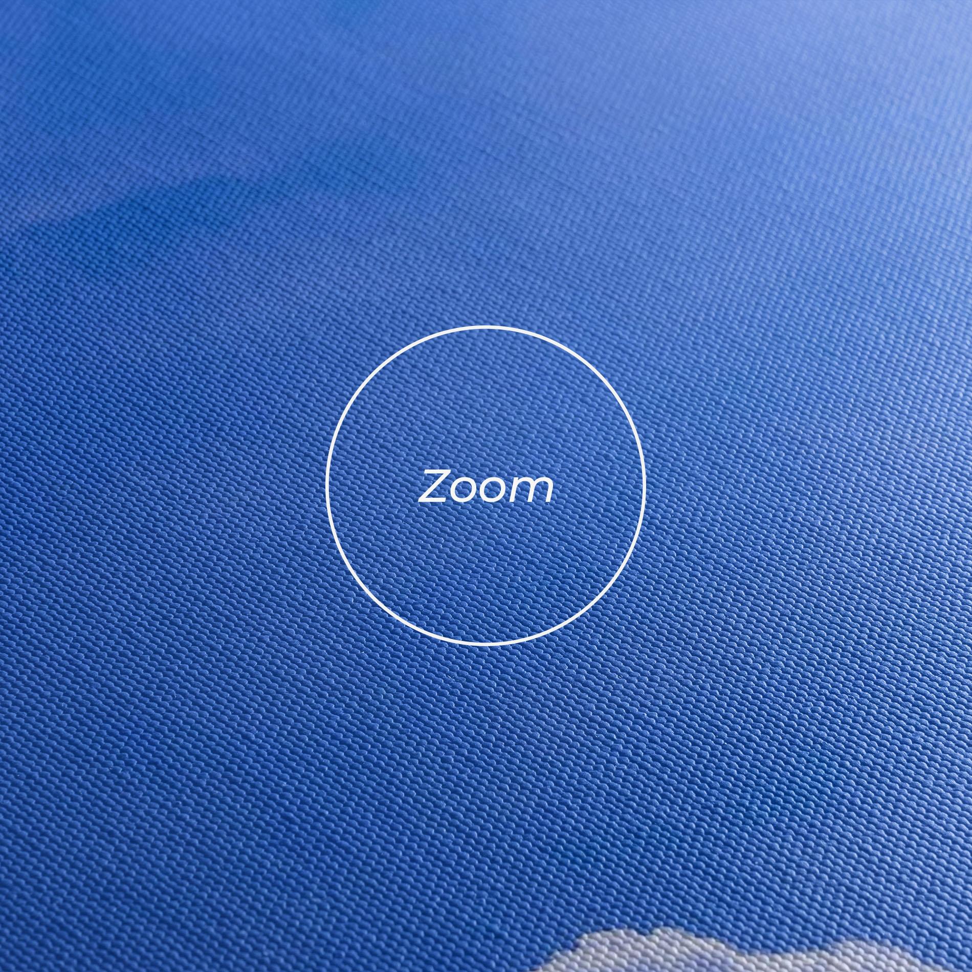 Leinwandbild Big Blue Cloud mockup 3