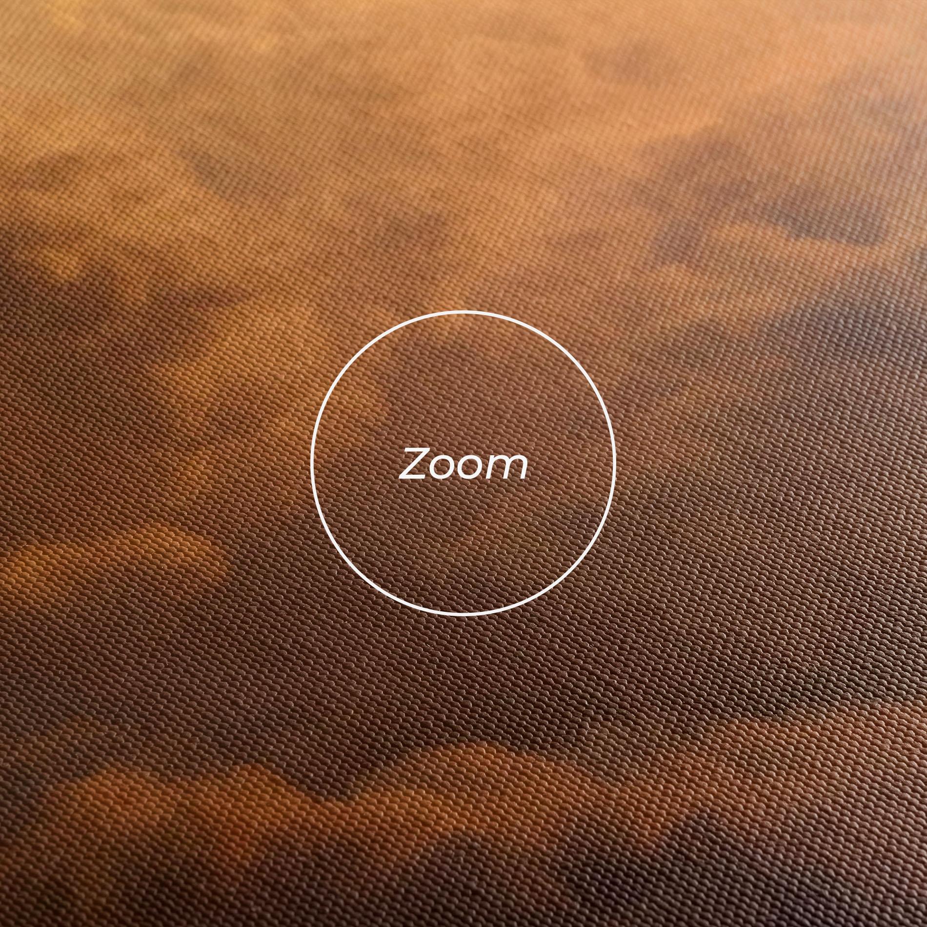Leinwandbild Brown Orange Clouds mockup 3