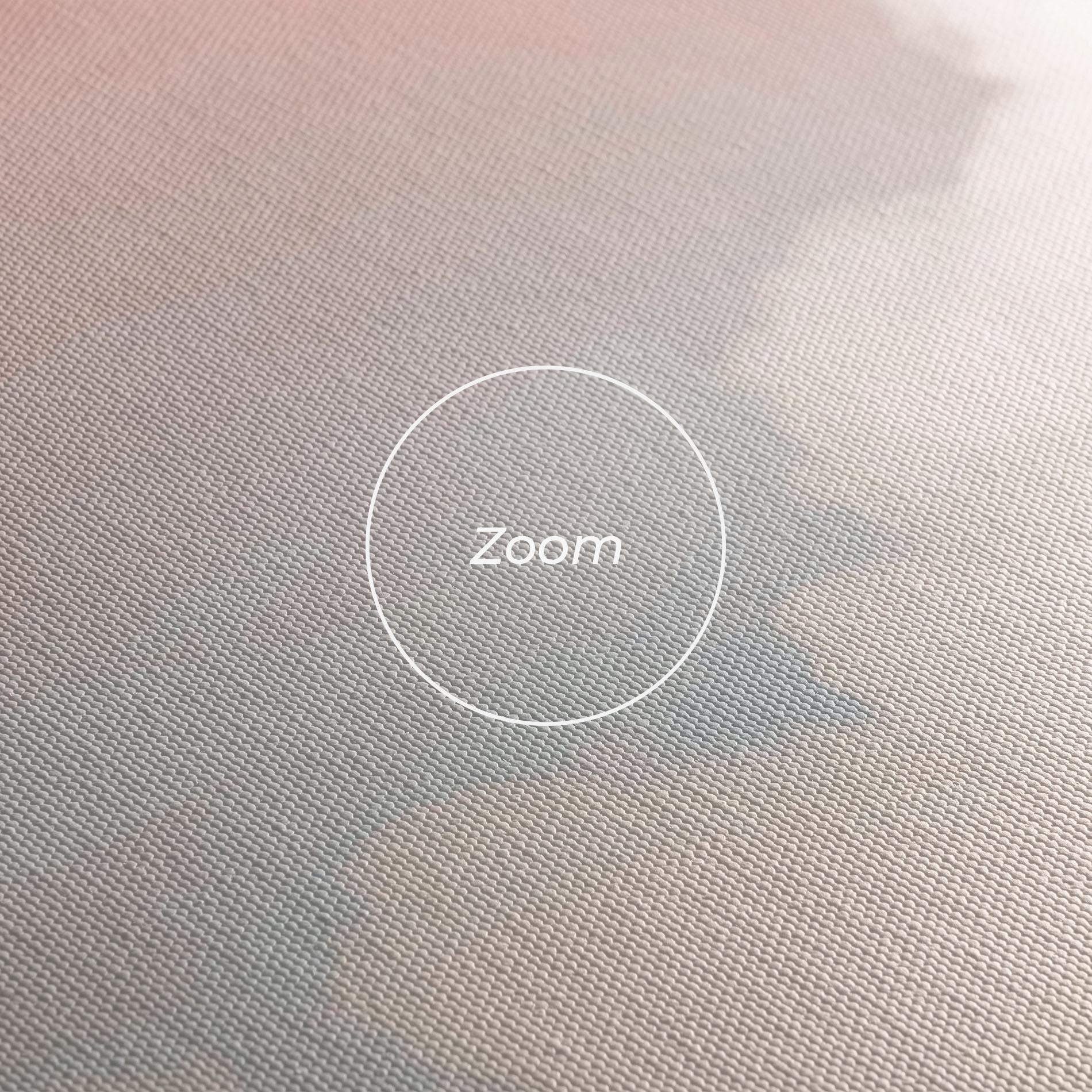 Leinwandbild Clouds Text Pink Blue mockup 3