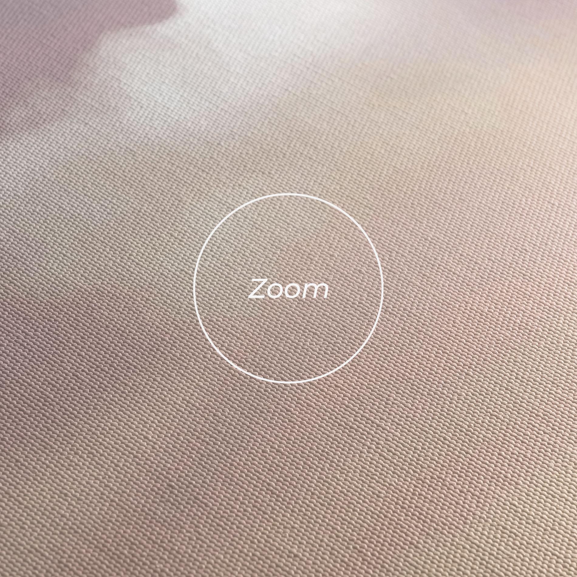 Leinwandbild Clouds Watercolor Cream mockup 3